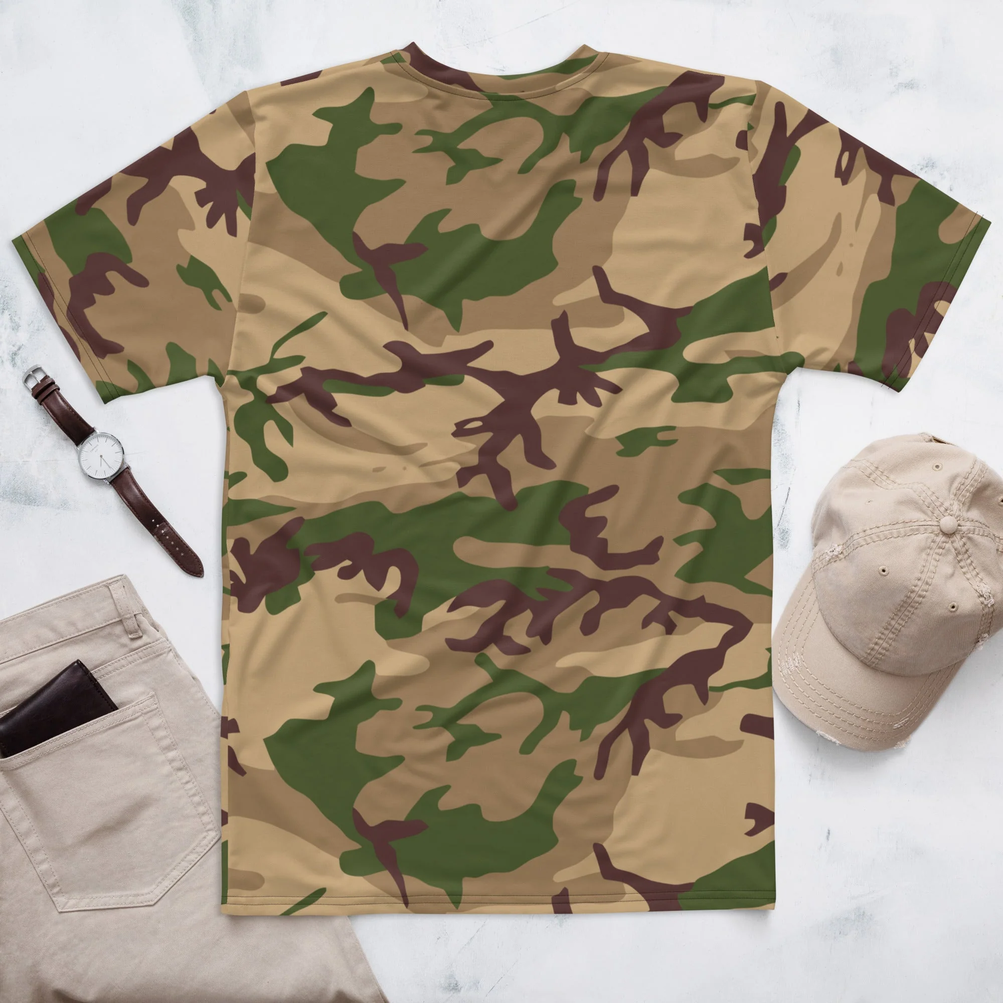 Italian Mimetico Deserto CAMO Mens T-Shirt - Image 3