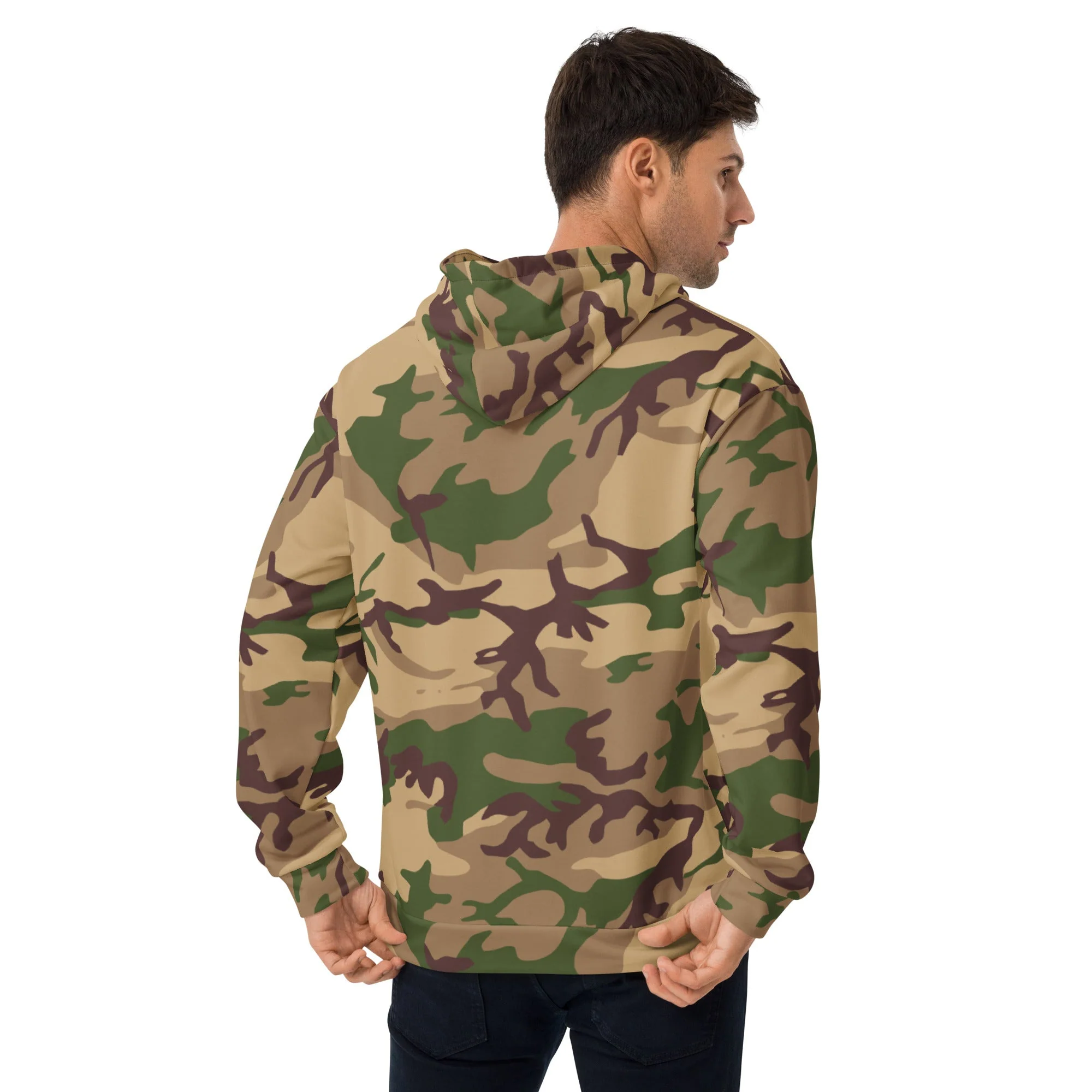 Italian Mimetico Deserto CAMO Unisex Hoodie - Image 3