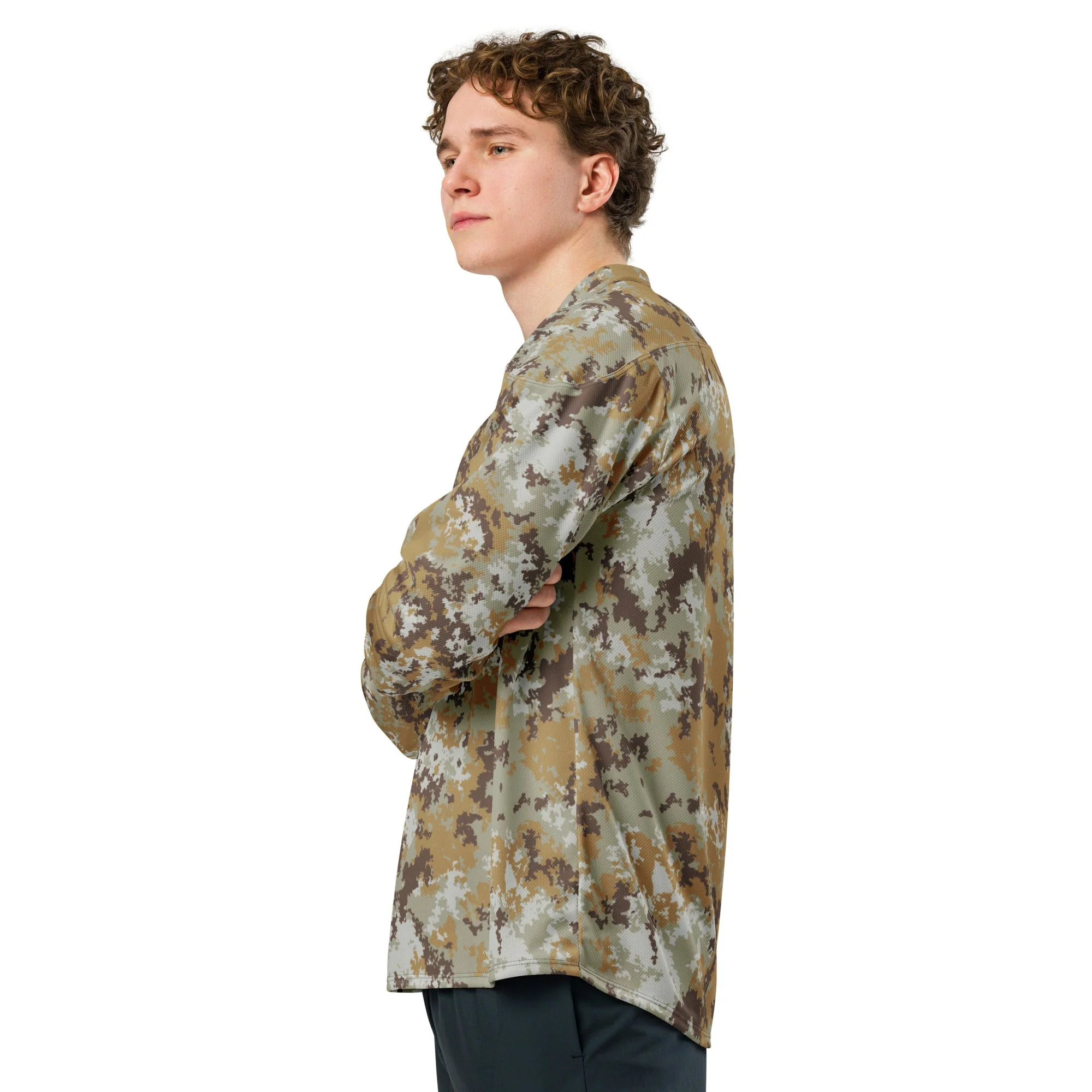 Italian Mimetico Vegetata Desert CAMO Unisex Hockey Fan Jersey
