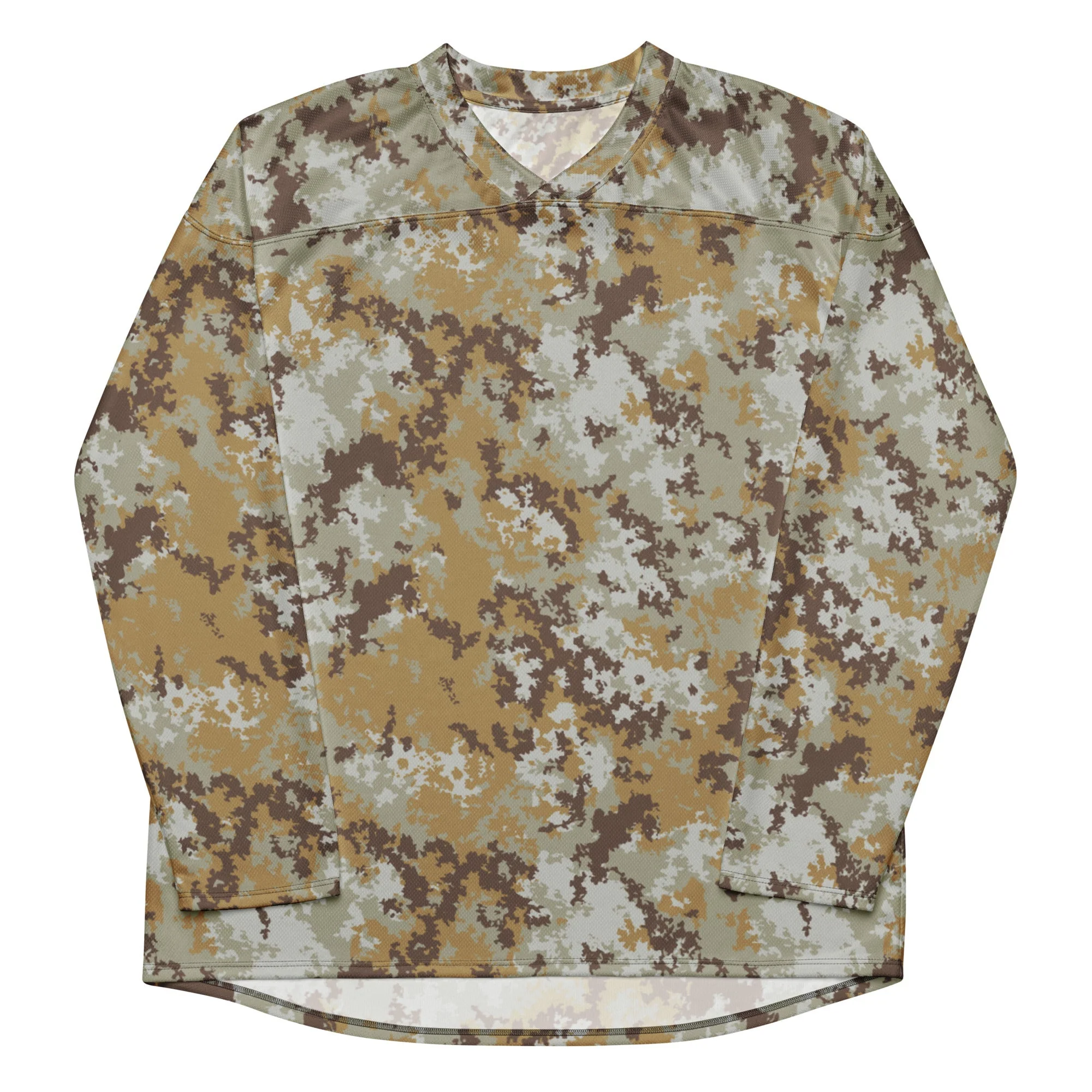 Italian Mimetico Vegetata Desert CAMO Unisex Hockey Fan Jersey - Image 14