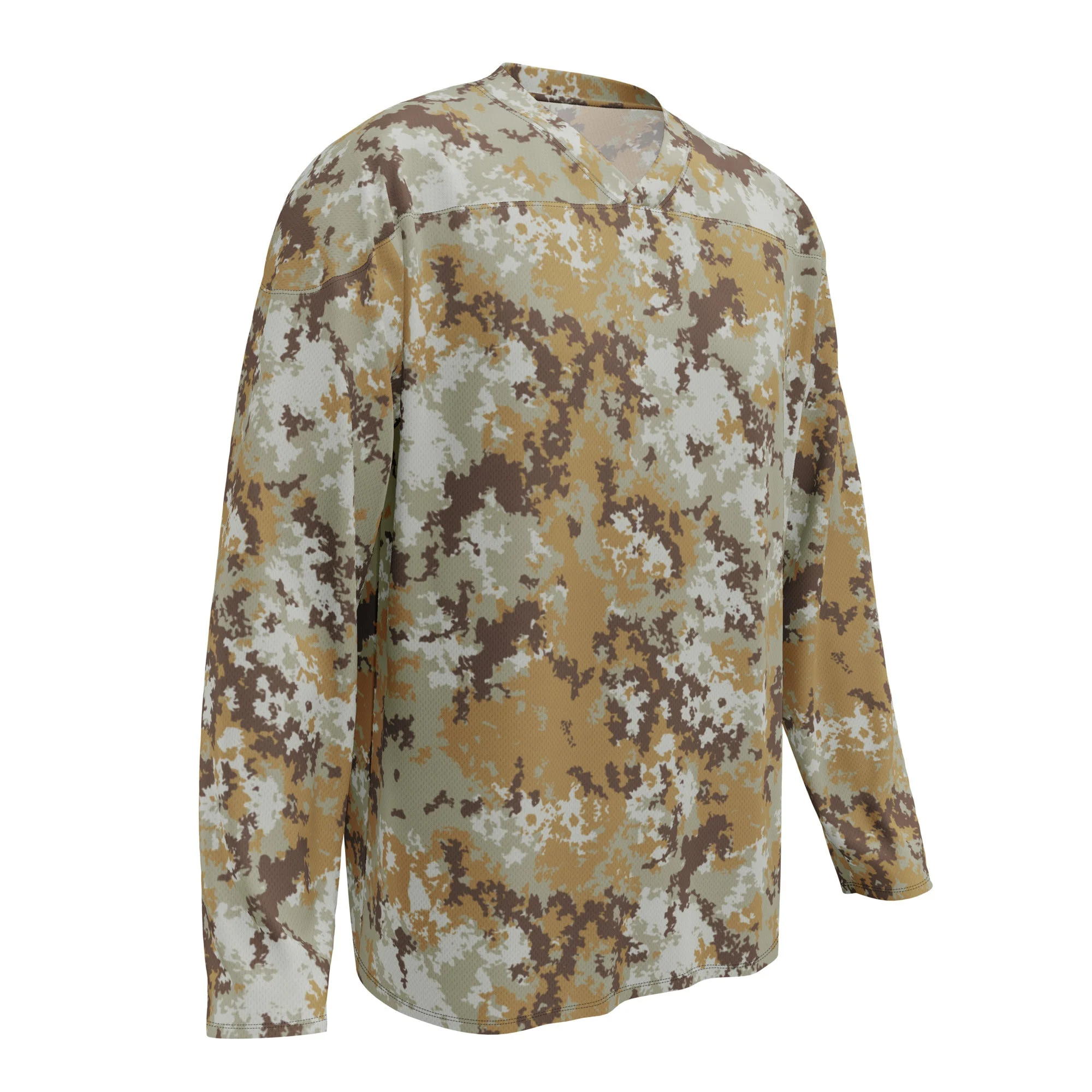 Italian Mimetico Vegetata Desert CAMO Unisex Hockey Fan Jersey - Image 4