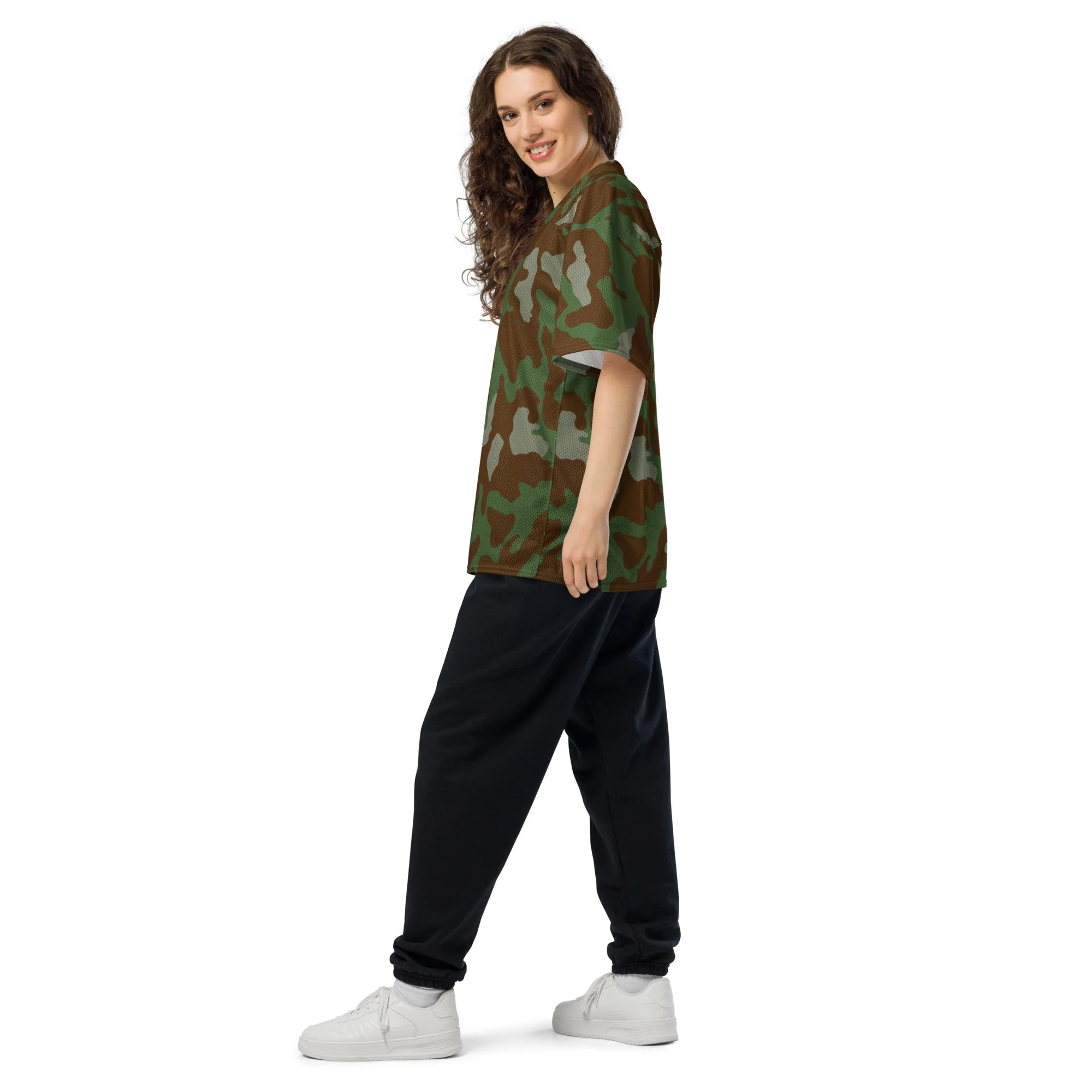Italian Telo Mimetico Woodland CAMO Unisex American Football Jersey - Image 12