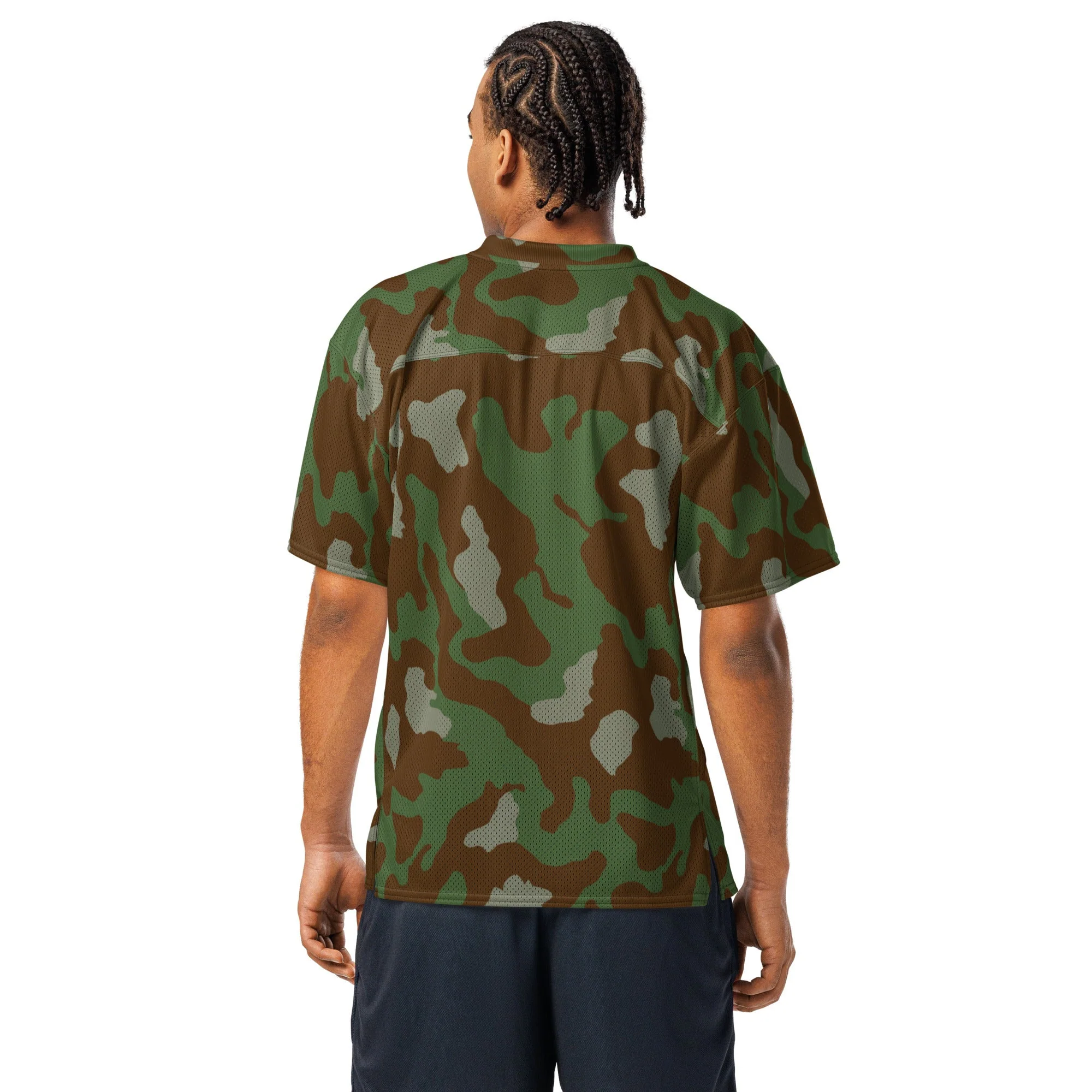 Italian Telo Mimetico Woodland CAMO Unisex American Football Jersey - Image 5