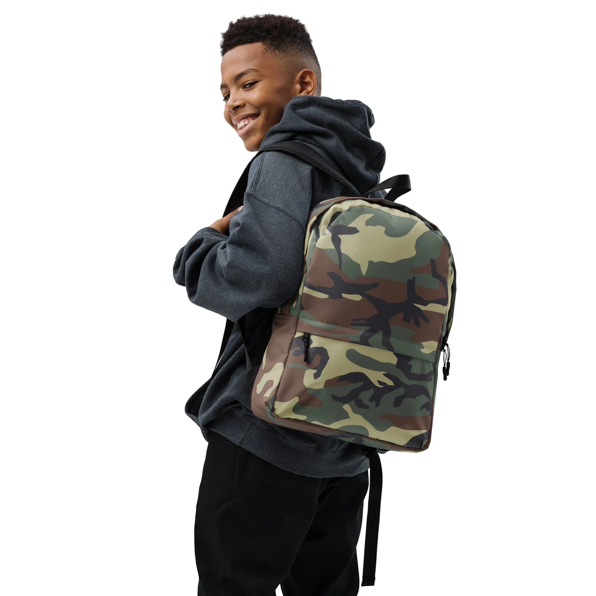 Italian Mimetico Roma 90 Woodland CAMO Backpack - Image 13