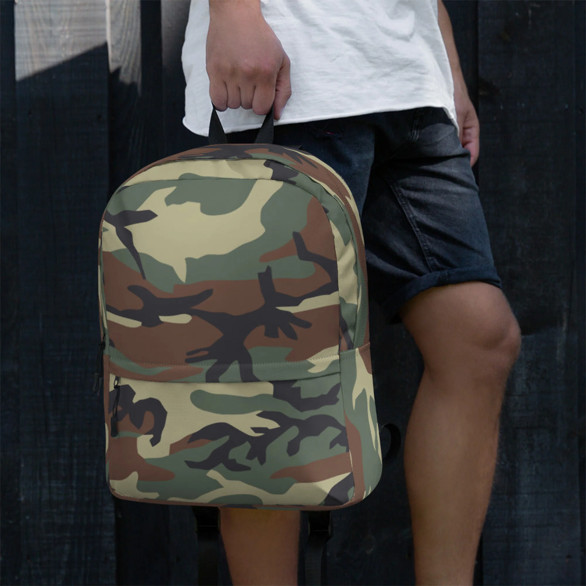 Italian Mimetico Roma 90 Woodland CAMO Backpack - Image 17