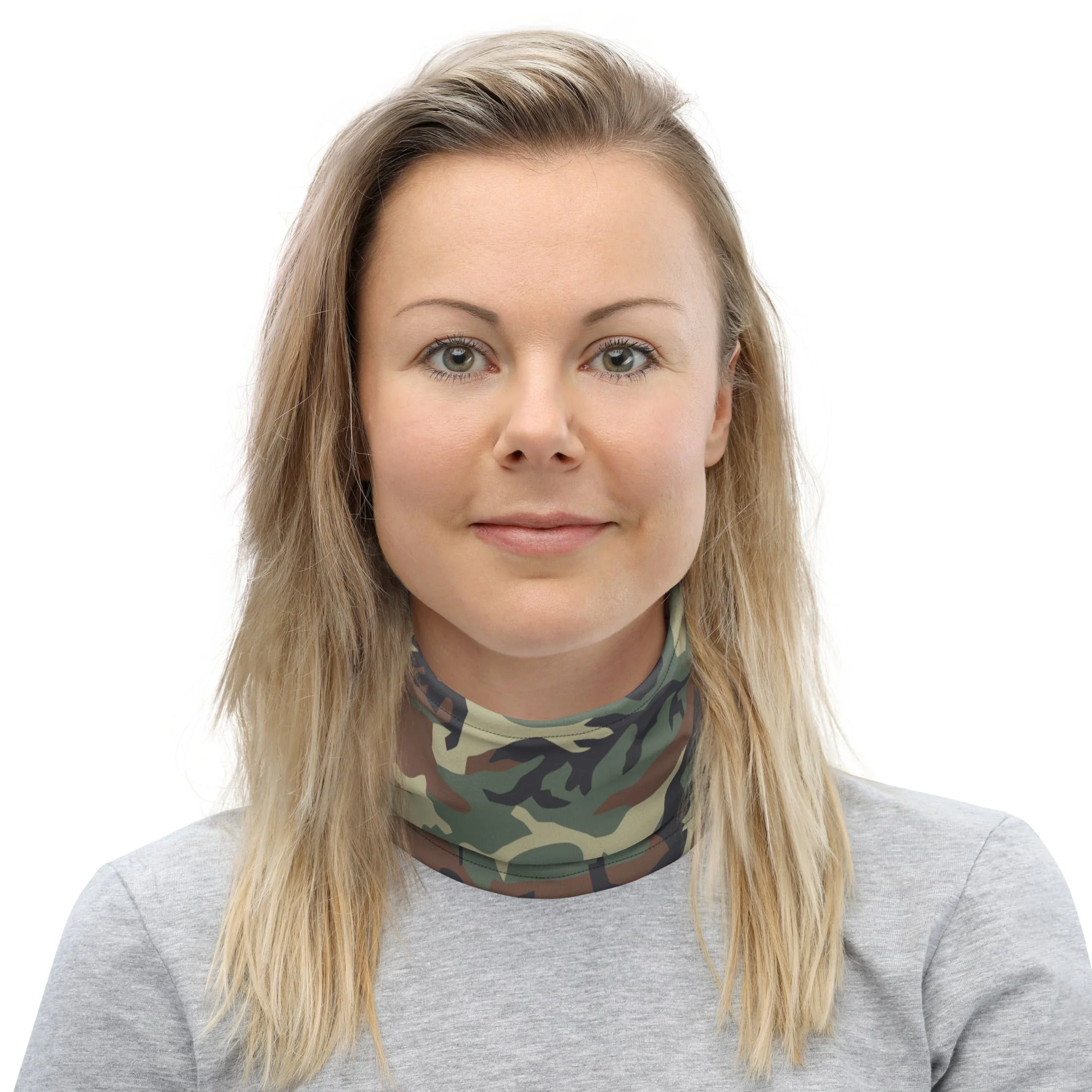Italian Mimetico Roma 90 Woodland CAMO Neck Gaiter - Image 4