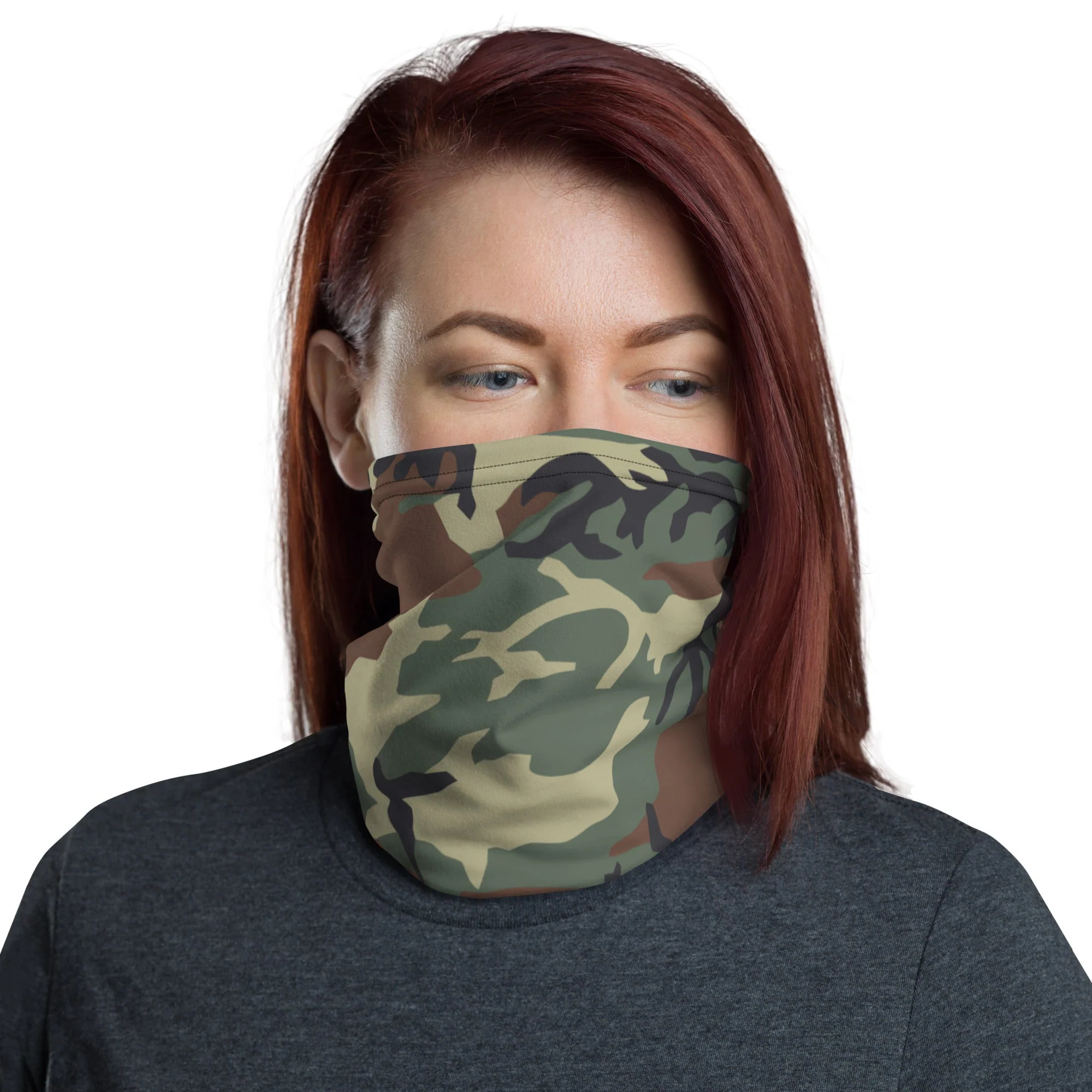 Italian Mimetico Roma 90 Woodland CAMO Neck Gaiter - Image 5
