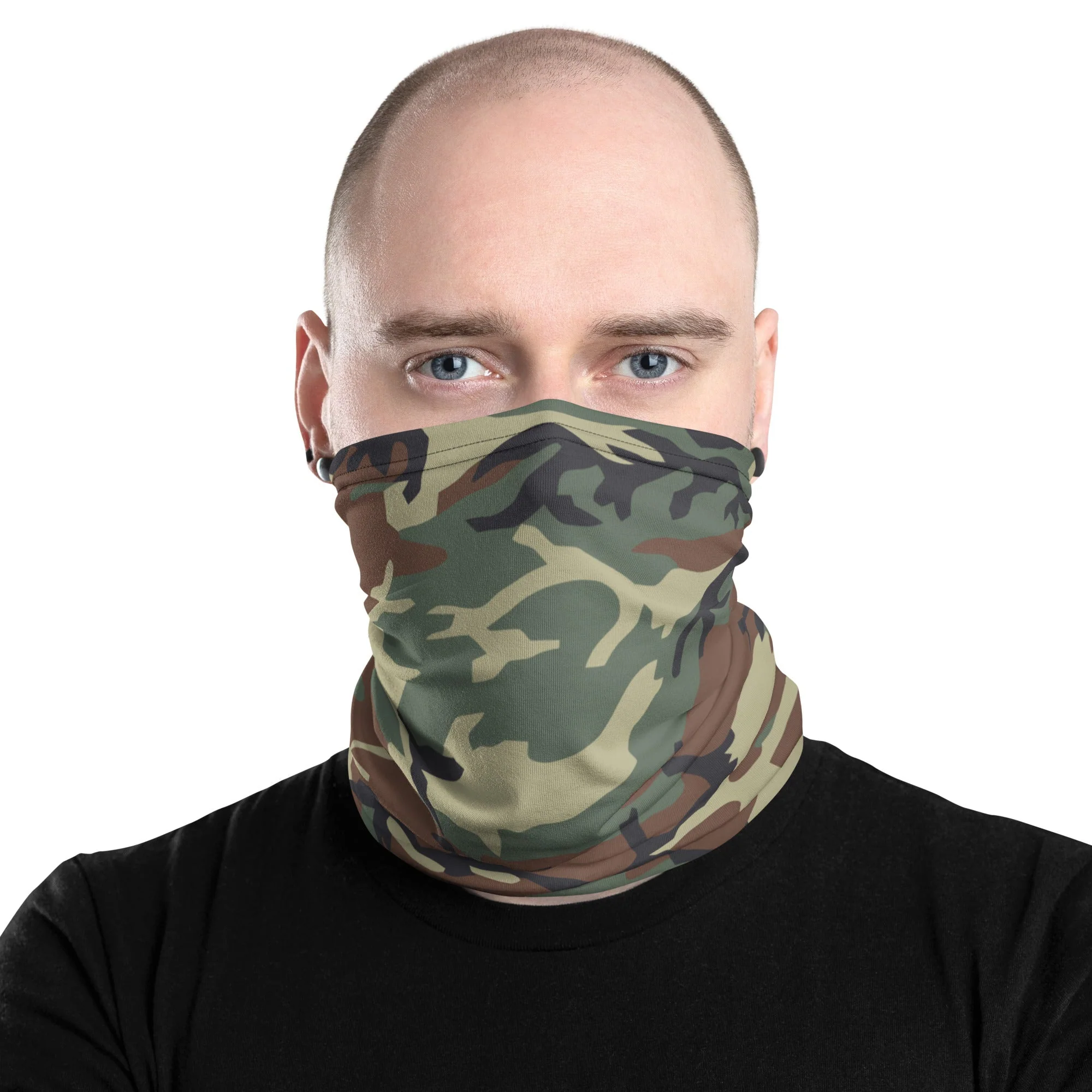 Italian Mimetico Roma 90 Woodland CAMO Neck Gaiter - Image 6