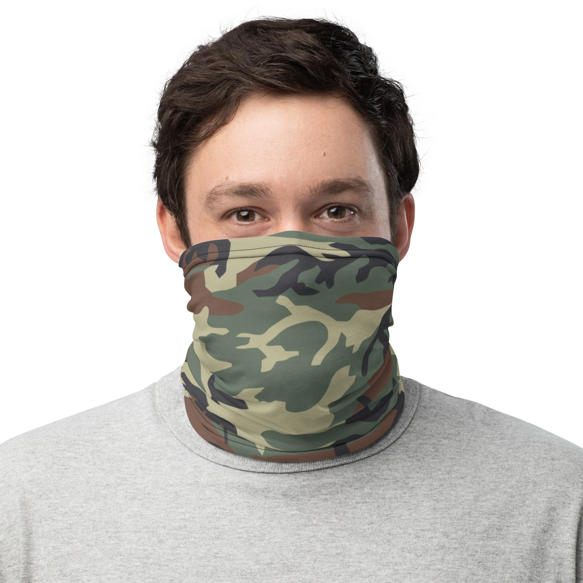 Italian Mimetico Roma 90 Woodland CAMO Neck Gaiter - Image 8