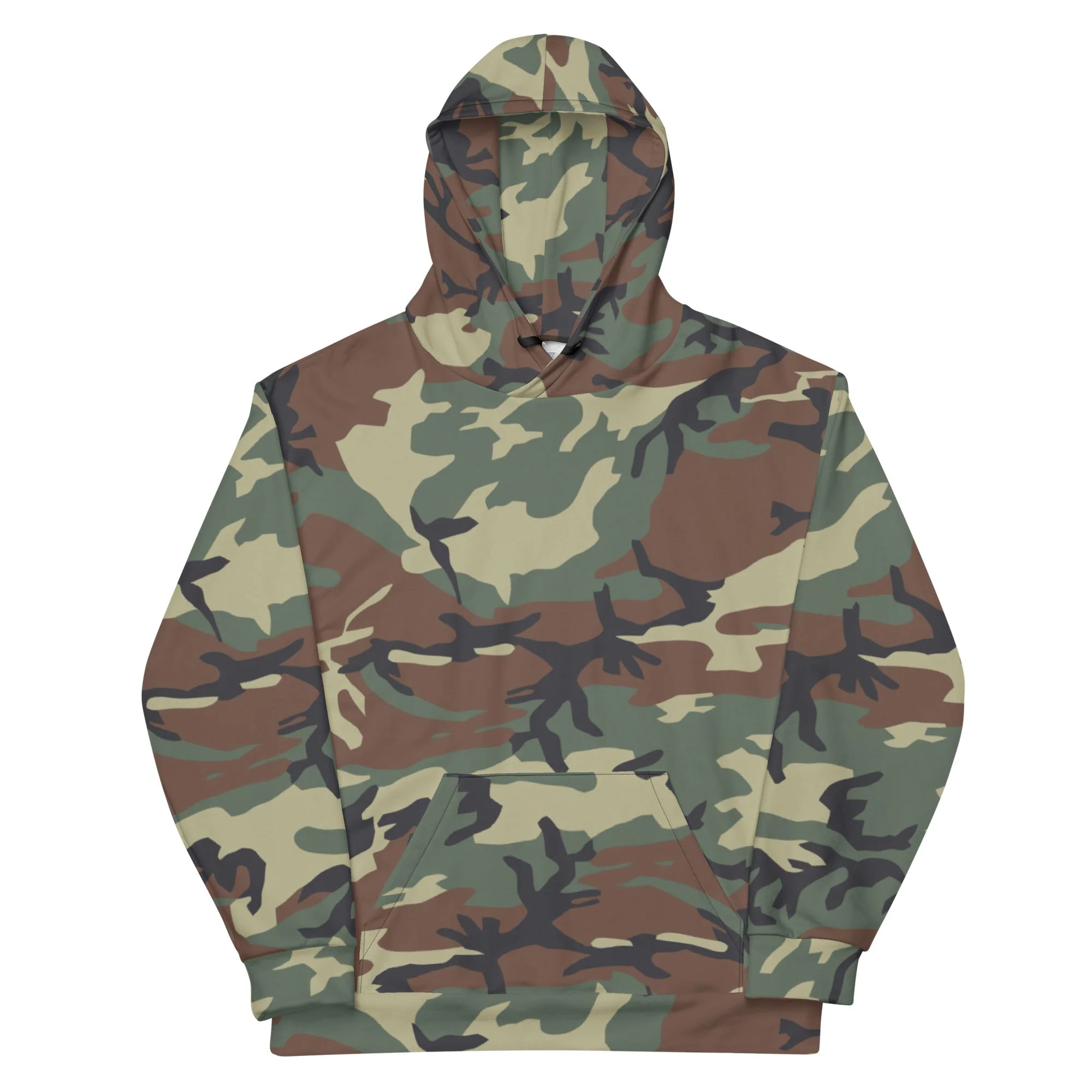 Italian Mimetico Roma 90 Woodland CAMO Unisex Hoodie - Image 4