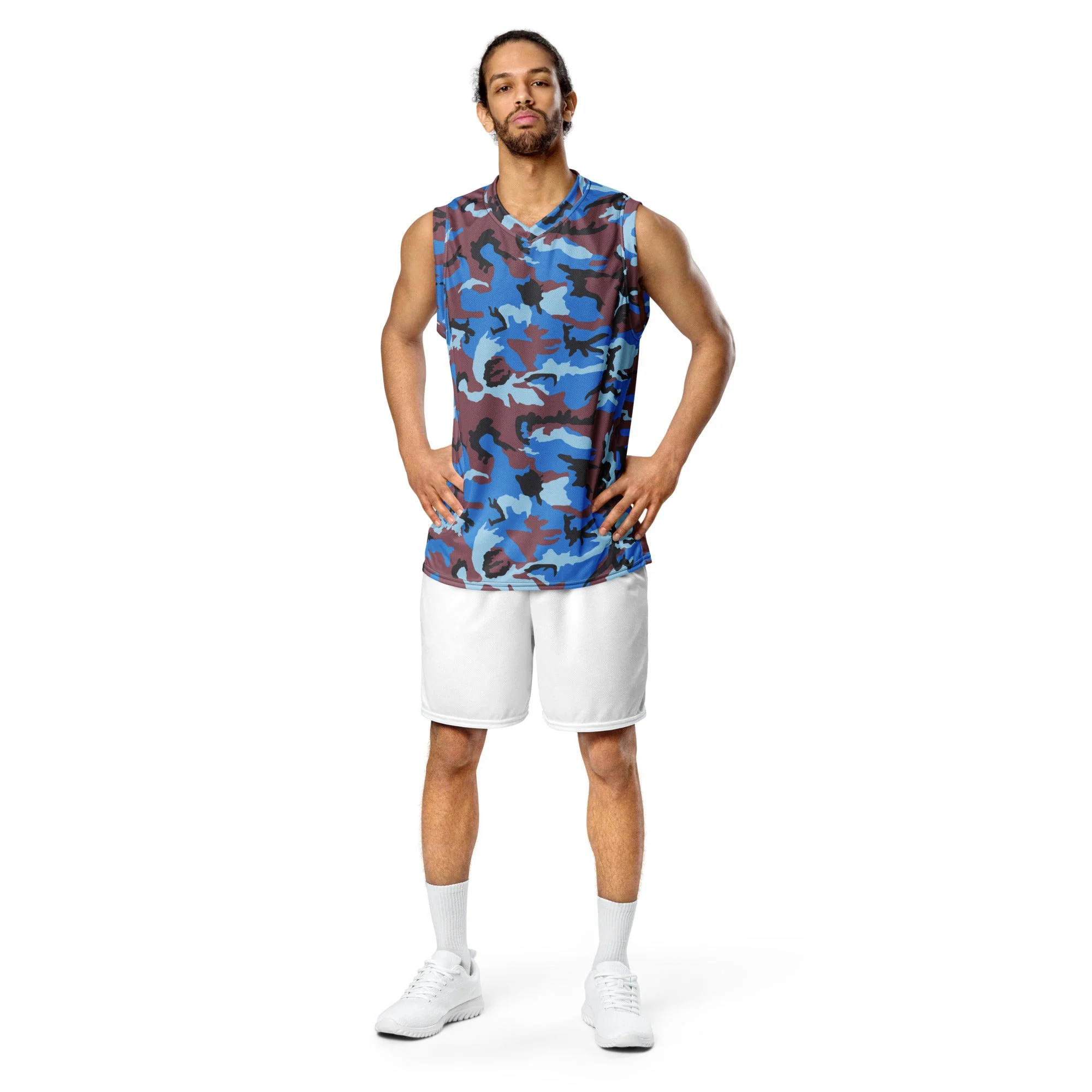 Ivory Coast Gendarmerie CAMO Unisex Basketball Jersey - Image 6