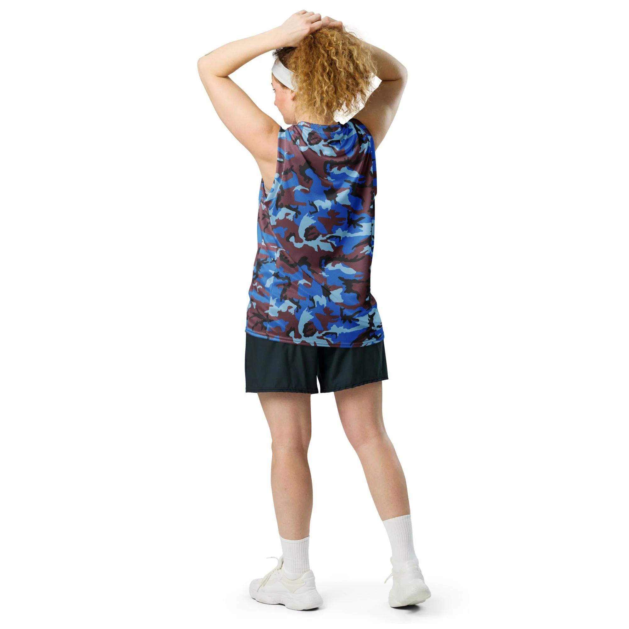 Ivory Coast Gendarmerie CAMO Unisex Basketball Jersey - Image 8