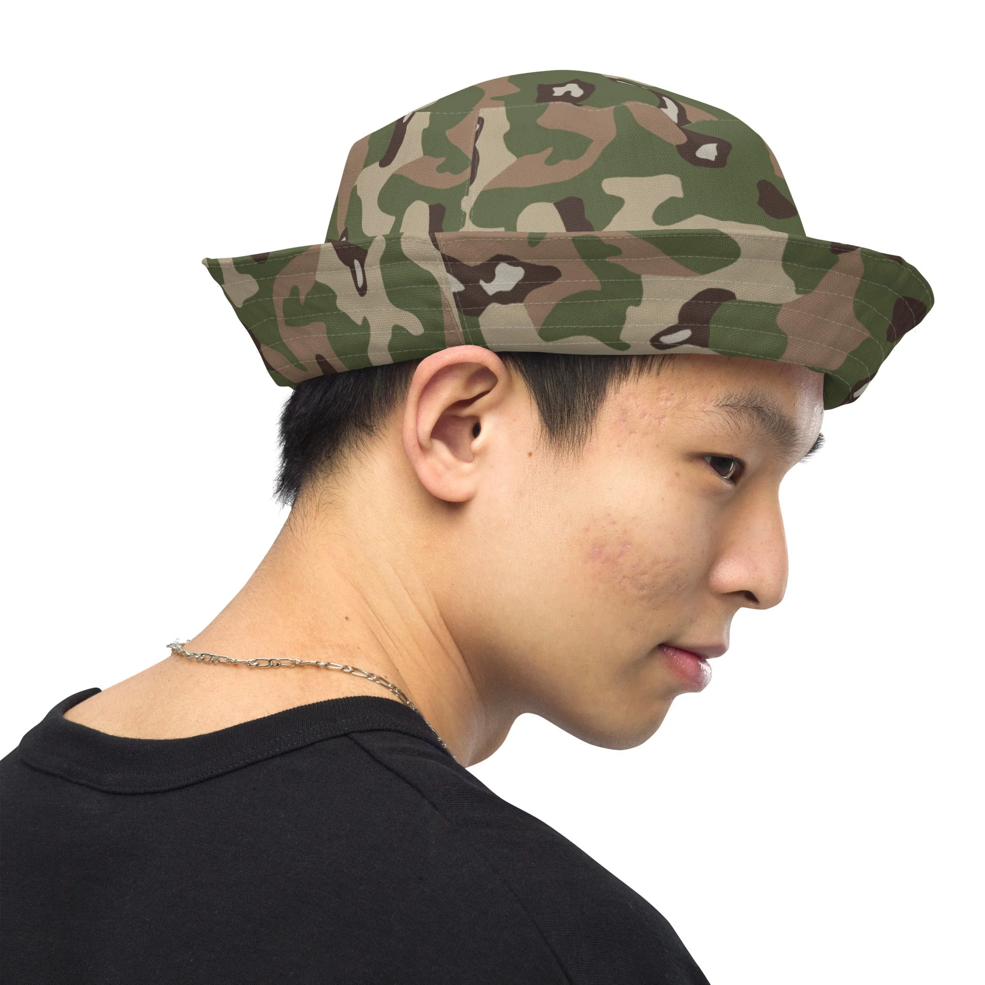 Jordanian Multi-Terrain CAMO Reversible Bucket Hat - Image 3