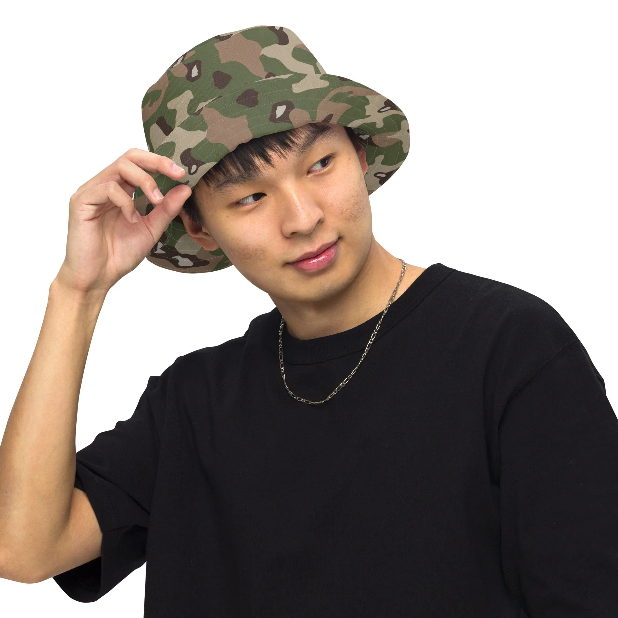 Jordanian Multi-Terrain CAMO Reversible Bucket Hat - Image 4
