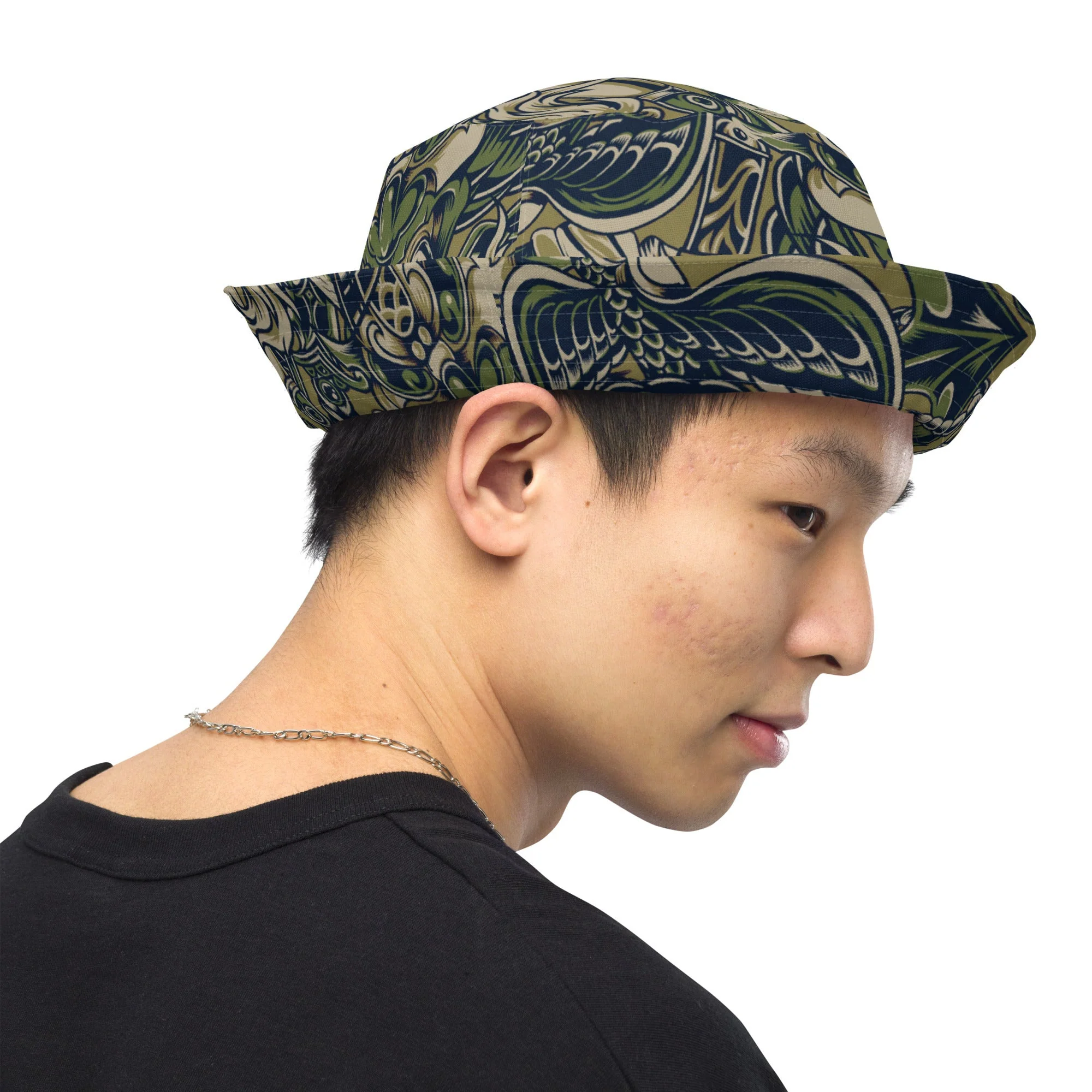 Kabuki Phantom Multi-terrain CAMO Reversible Bucket Hat - Image 4