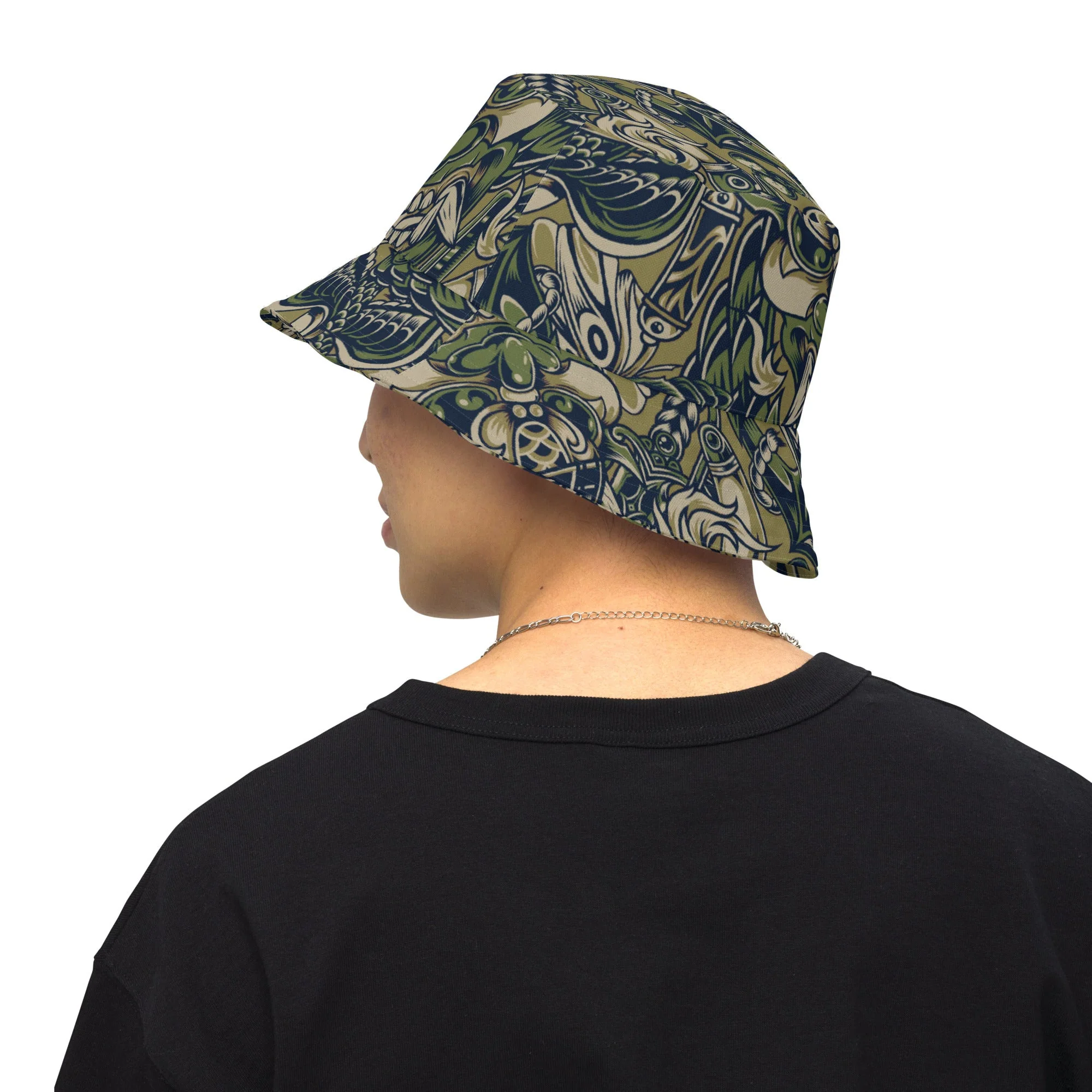 Kabuki Phantom Multi-terrain CAMO Reversible Bucket Hat - Image 6
