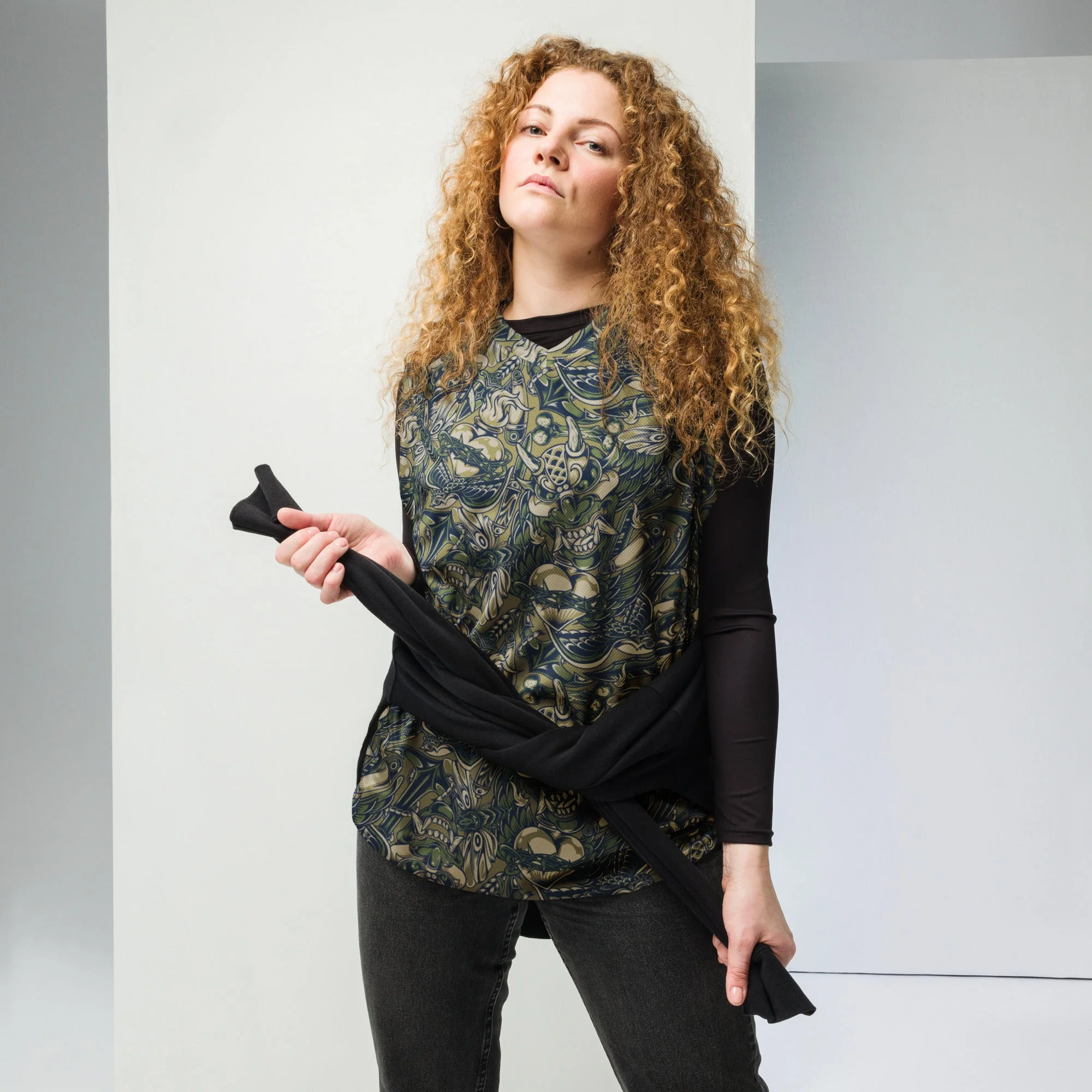 Kabuki Phantom Multi-terrain CAMO Unisex Basketball Jersey - Image 2