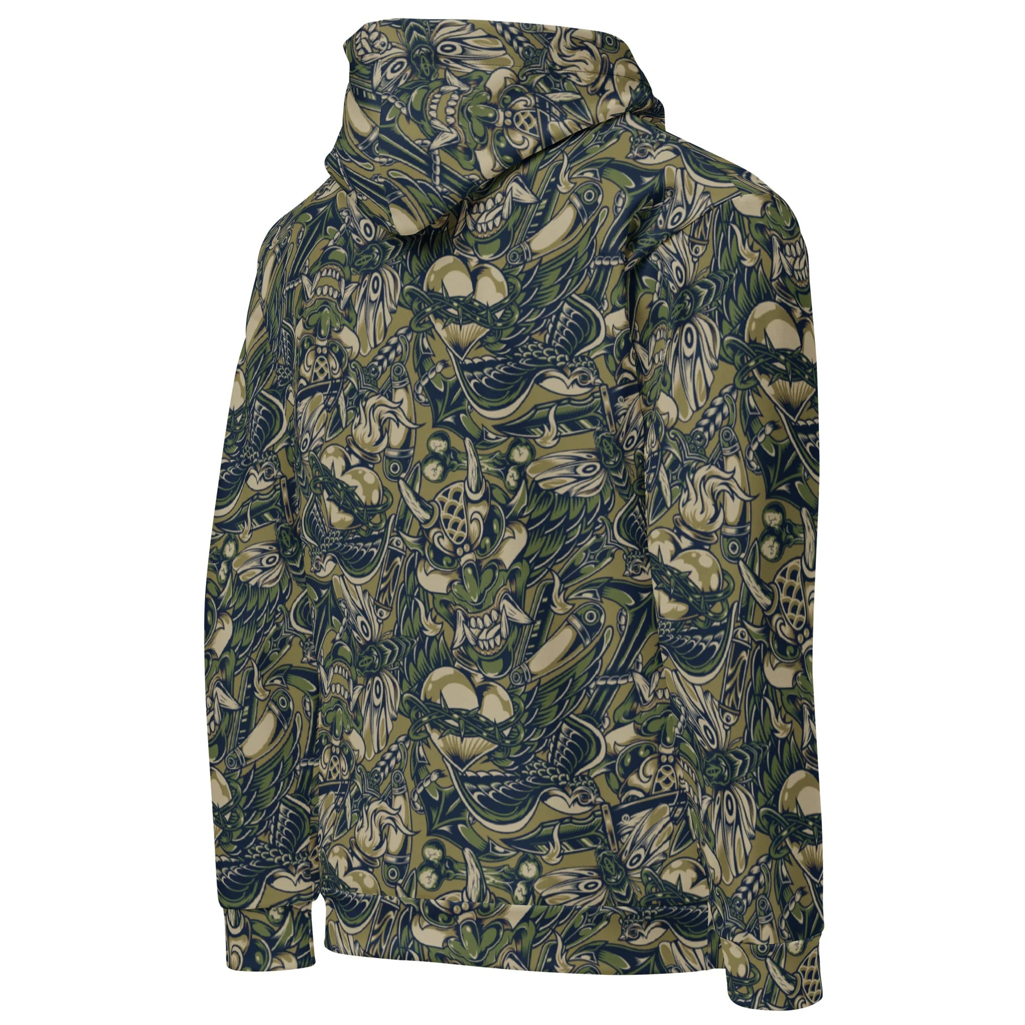 Kabuki Phantom Multi-terrain CAMO Unisex Hoodie - Image 6