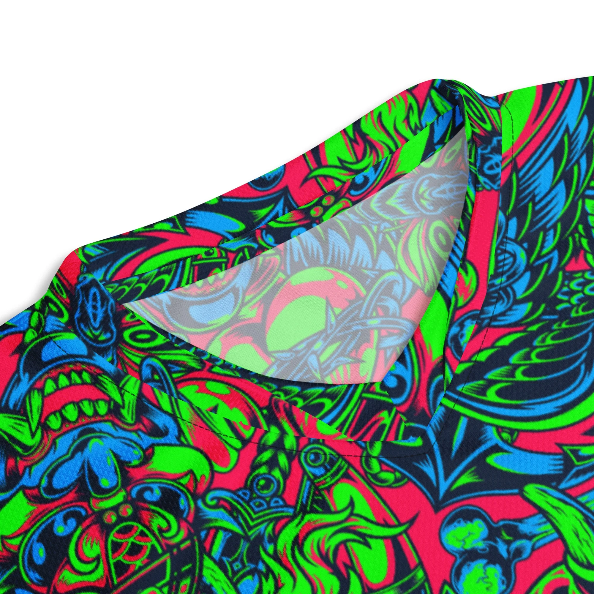 Kabuki Phantom Neon CAMO Unisex Sports Jersey - Image 11