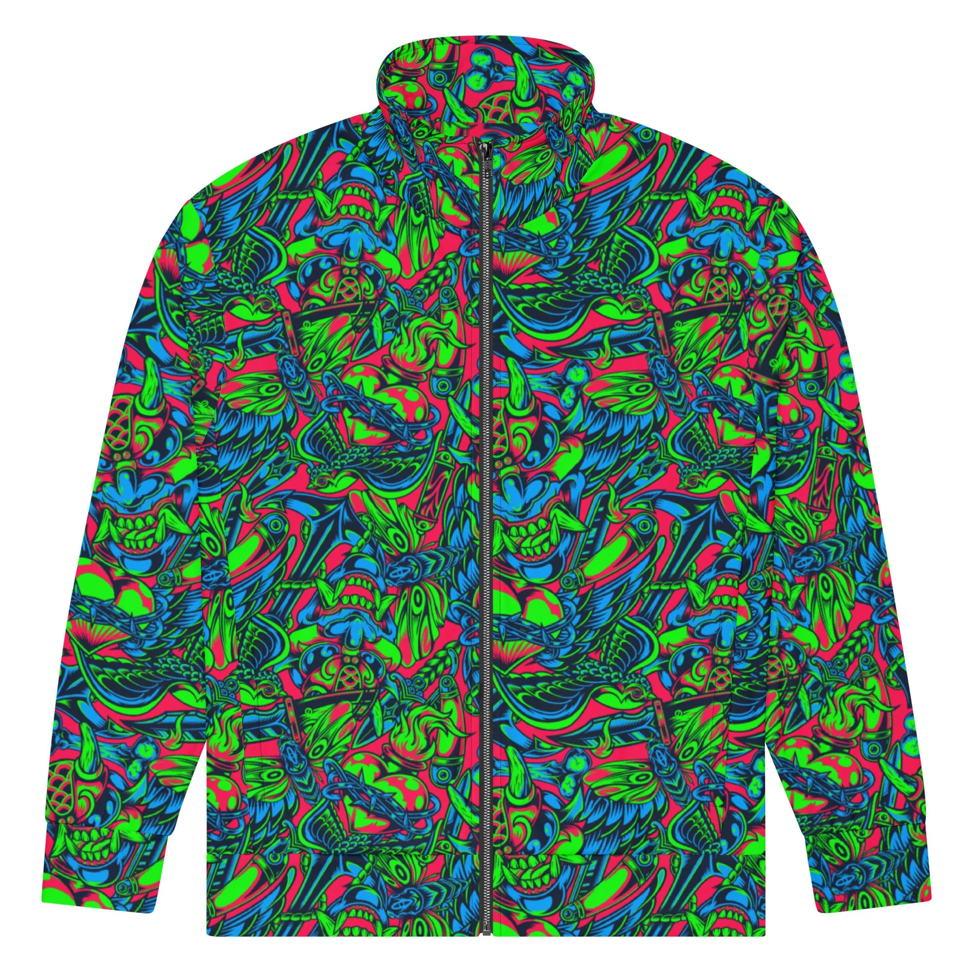 Kabuki Phantom Neon CAMO Unisex Track Jacket - Image 12
