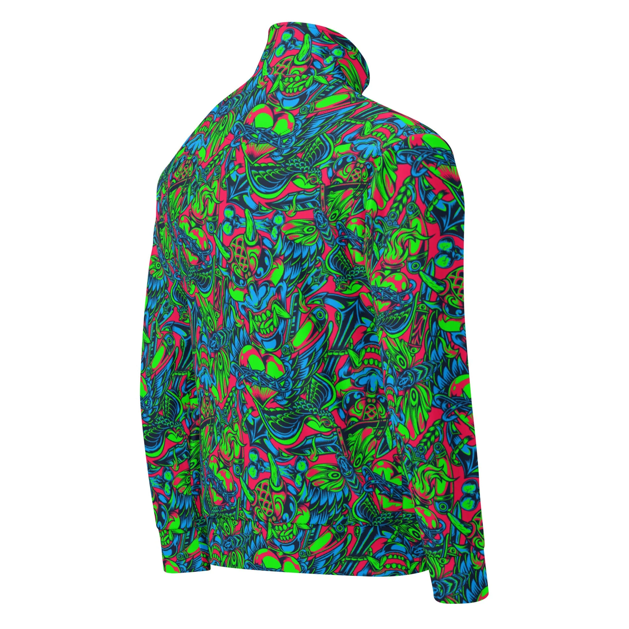 Kabuki Phantom Neon CAMO Unisex Track Jacket - Image 14