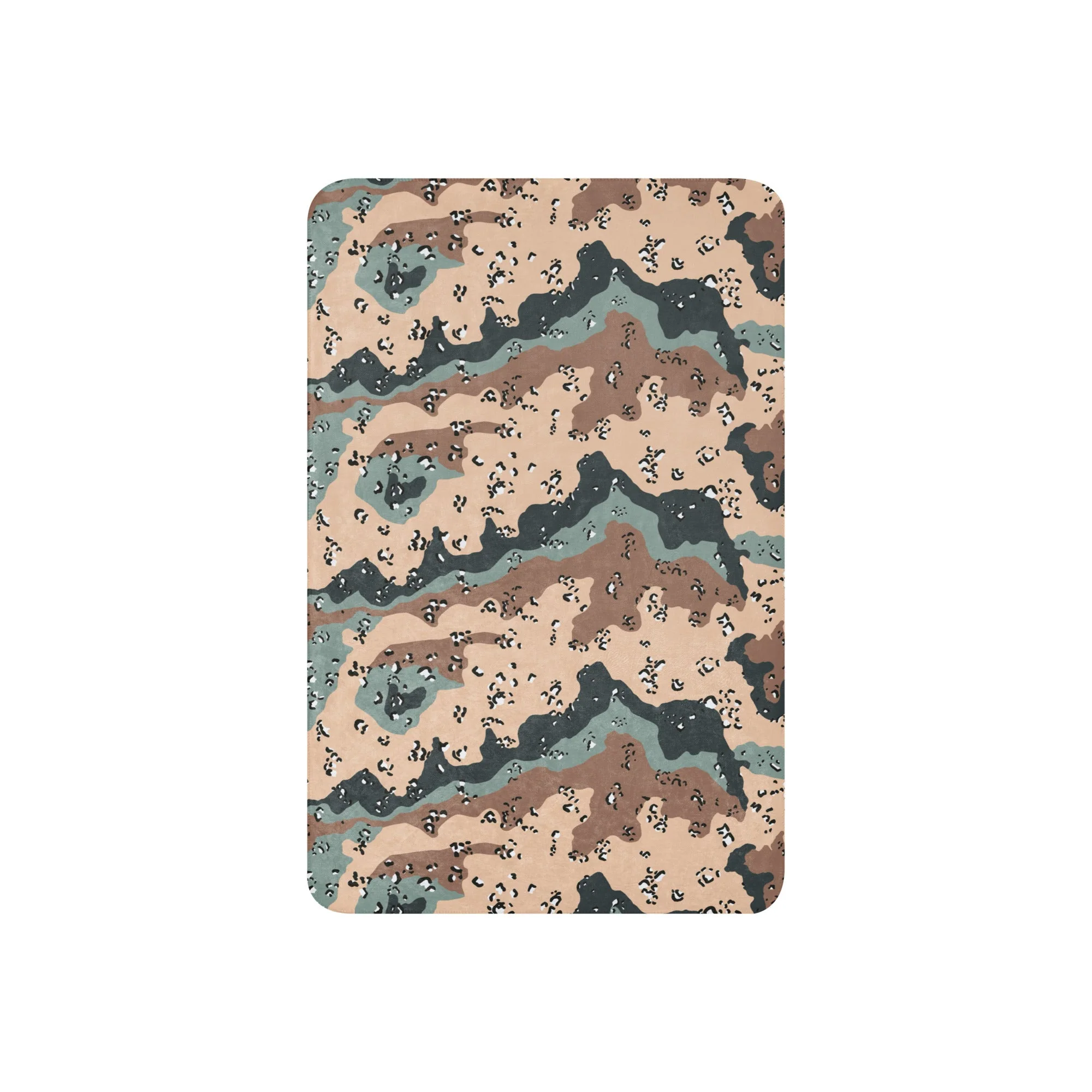 Kazakhstan Chocolate Chip CAMO Sherpa Blanket - Image 12