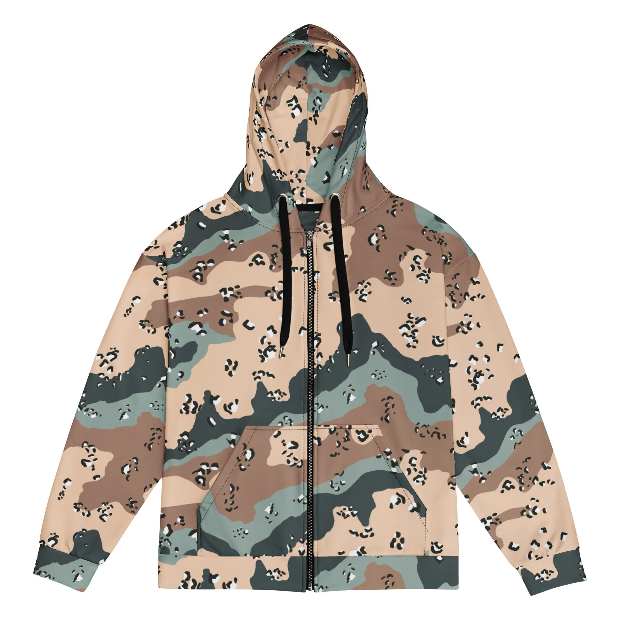 Kazakhstan Chocolate Chip CAMO Unisex Zip Hoodie