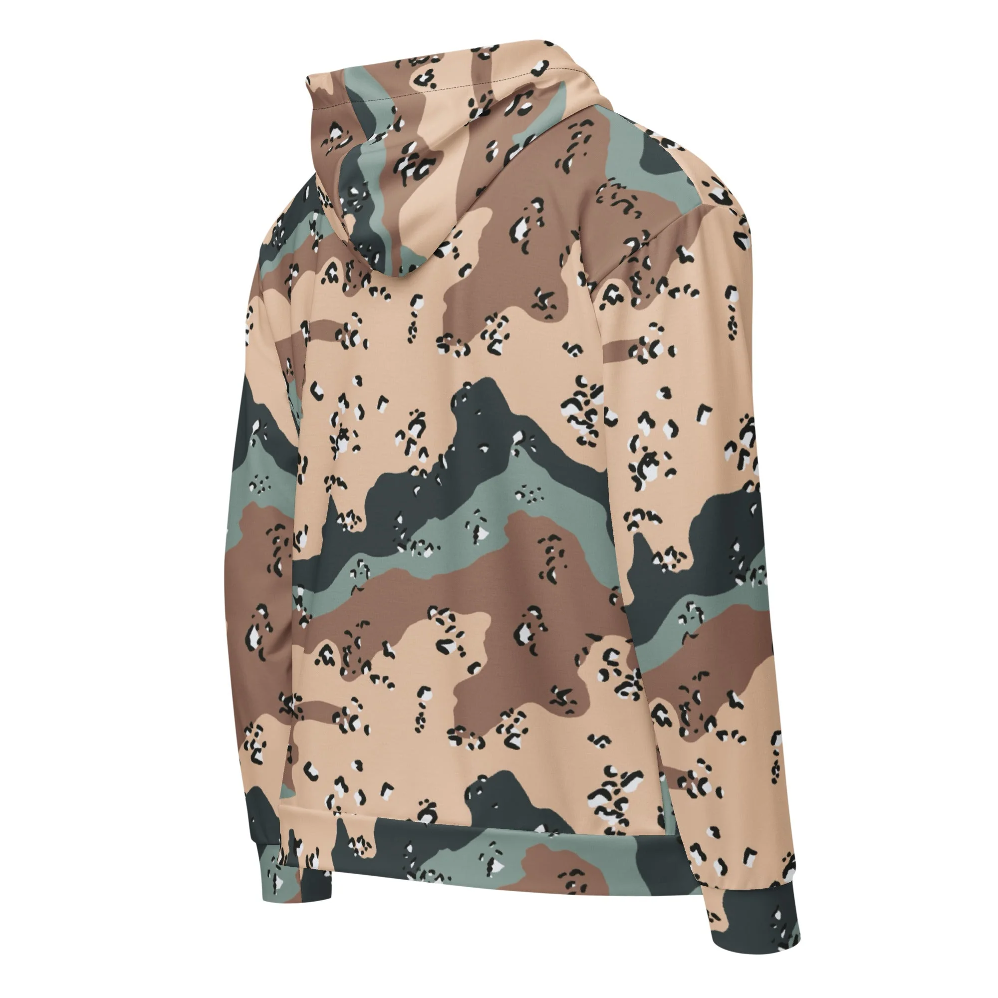 Kazakhstan Chocolate Chip CAMO Unisex Zip Hoodie - Image 13