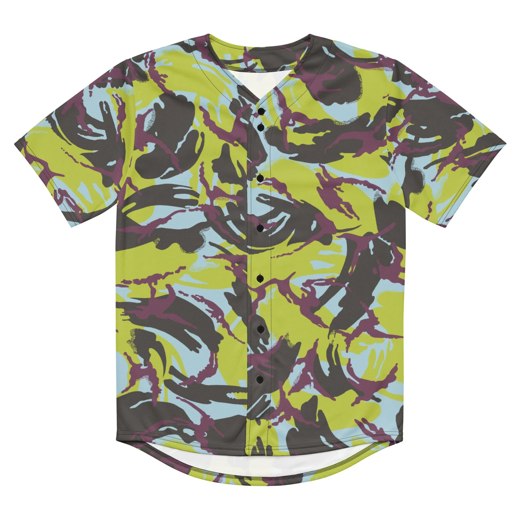 Kenyan DPM Navy CAMO Unisex Baseball Jersey - Image 12