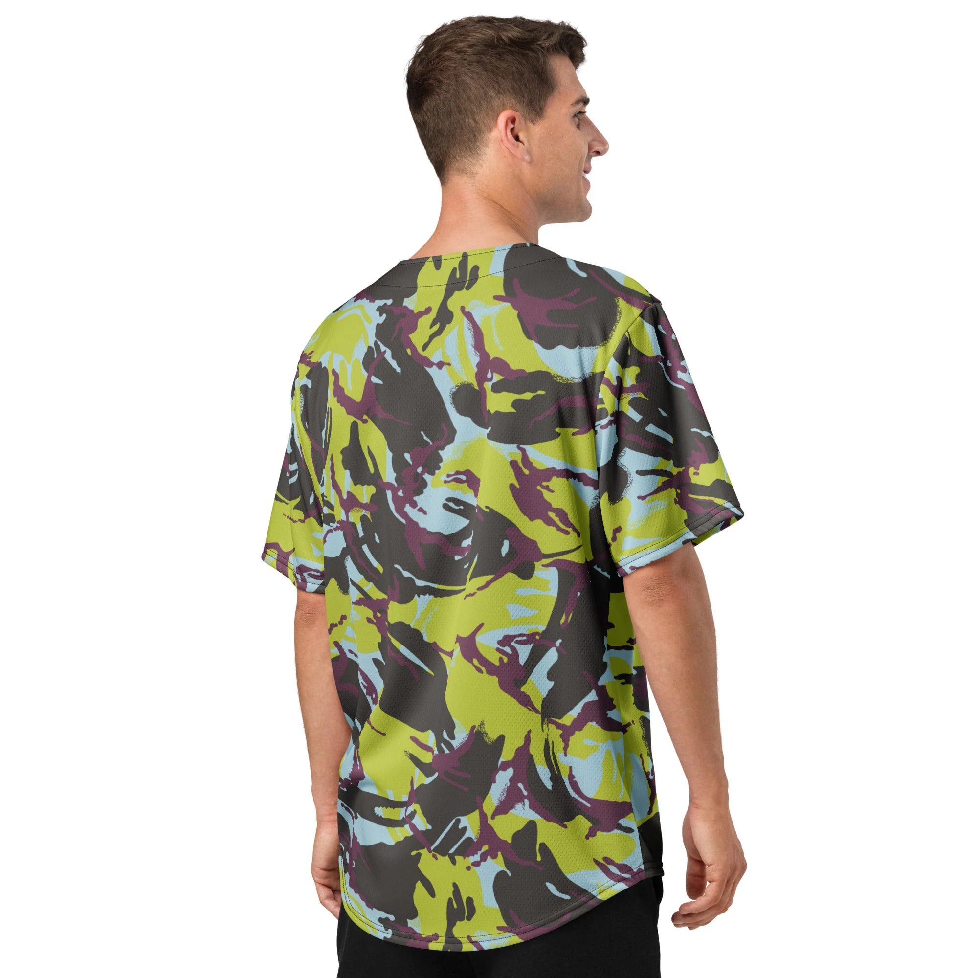 Kenyan DPM Navy CAMO Unisex Baseball Jersey - Image 8