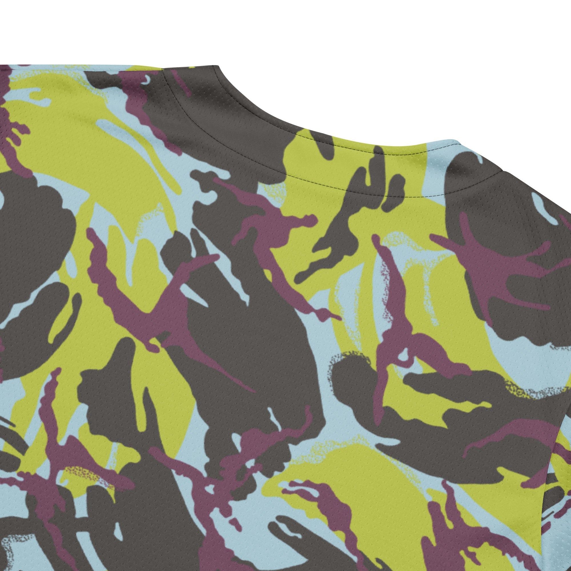 Kenyan DPM Navy CAMO Unisex Baseball Jersey - Image 9
