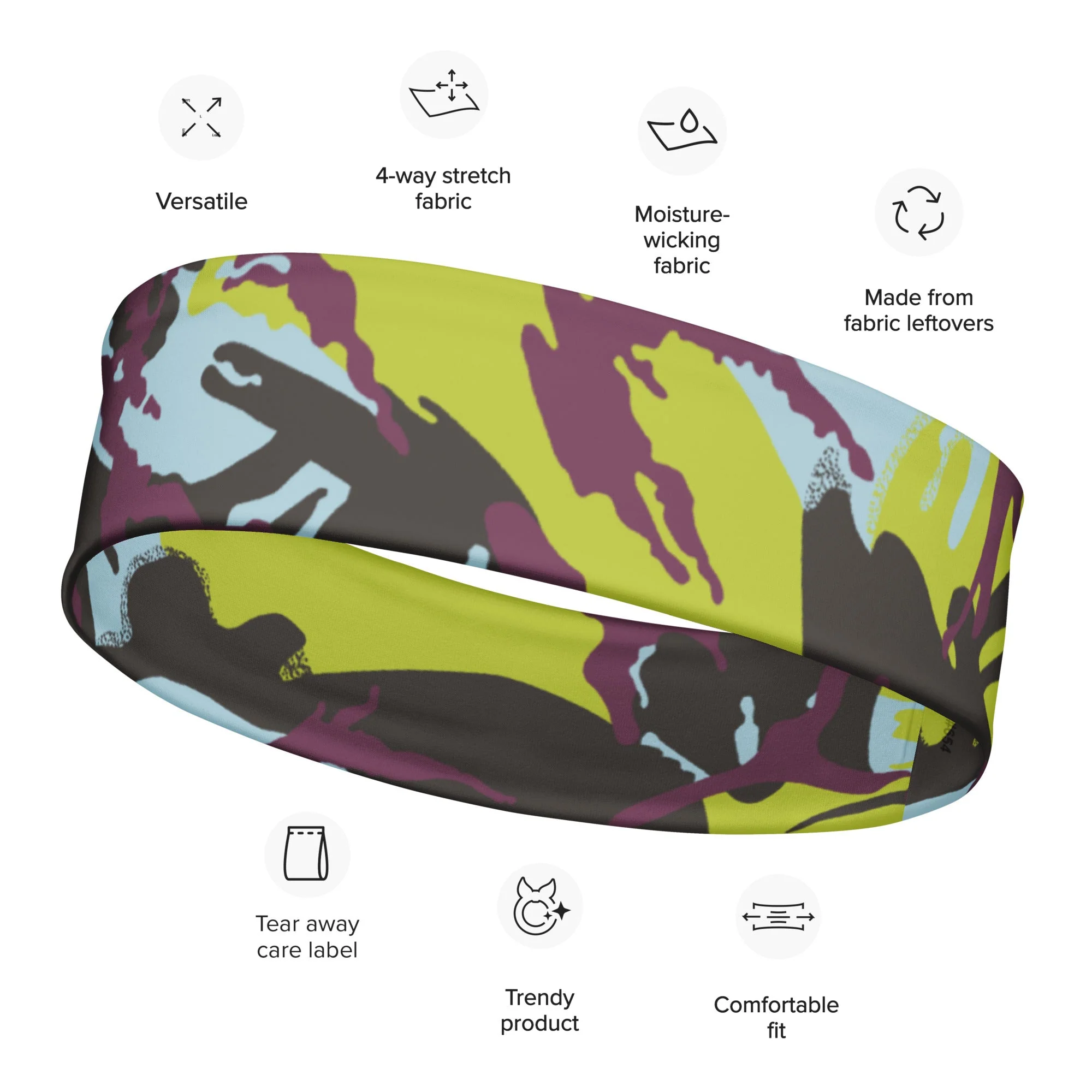 Kenyan DPM Navy CAMO Headband