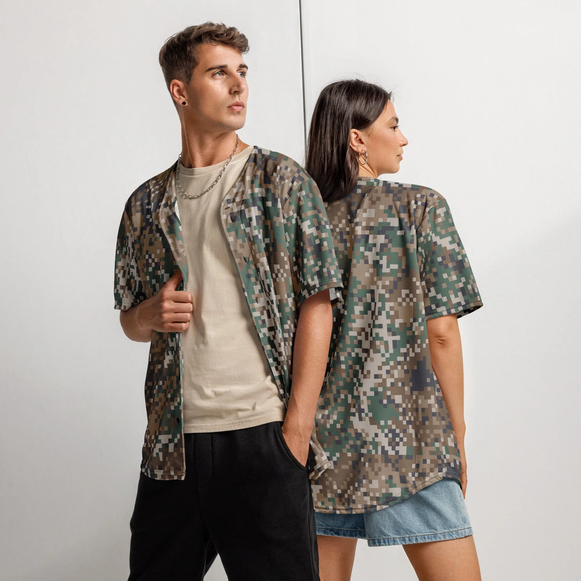 Latvian LATPAT CAMO Unisex Baseball Jersey