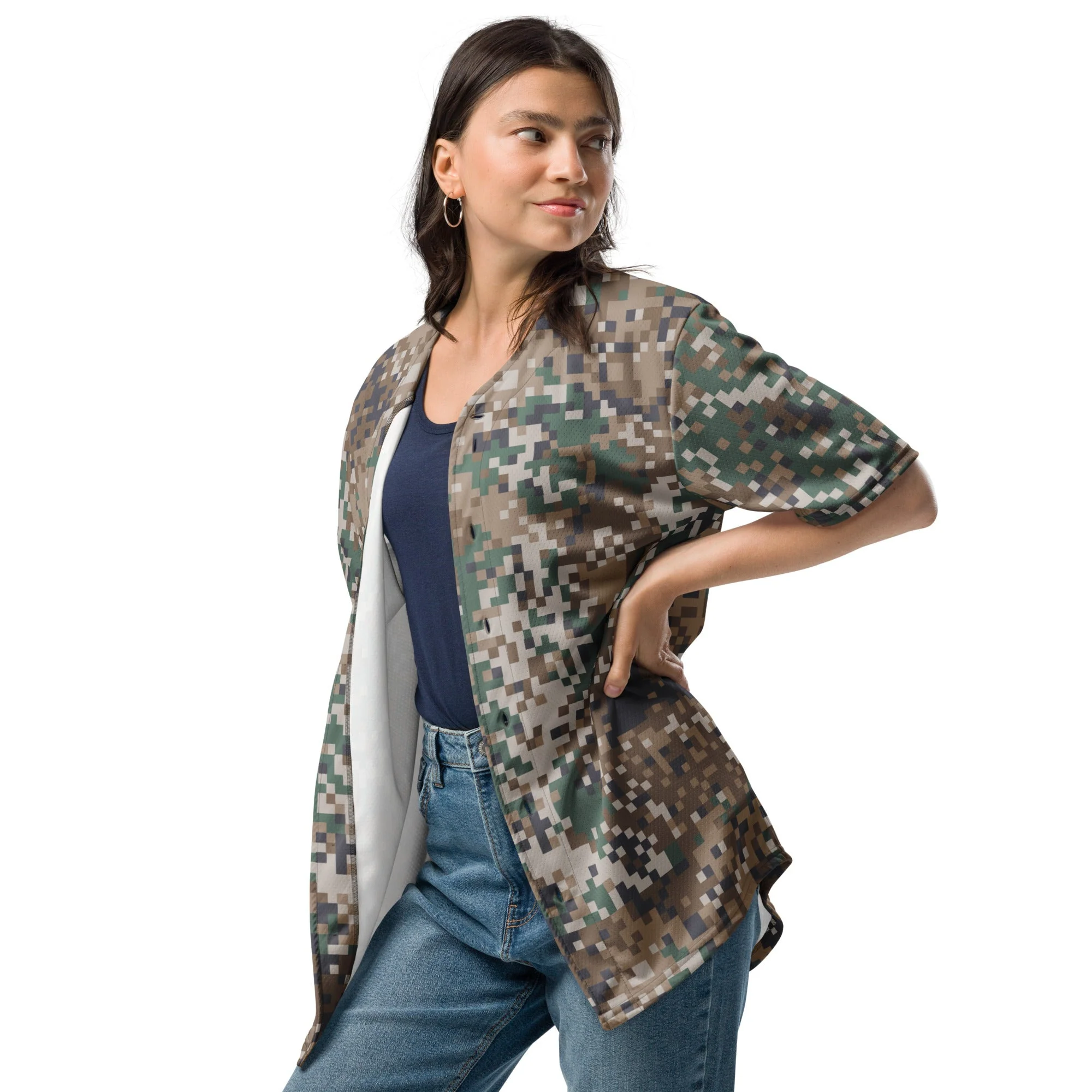Latvian LATPAT CAMO Unisex Baseball Jersey - Image 13