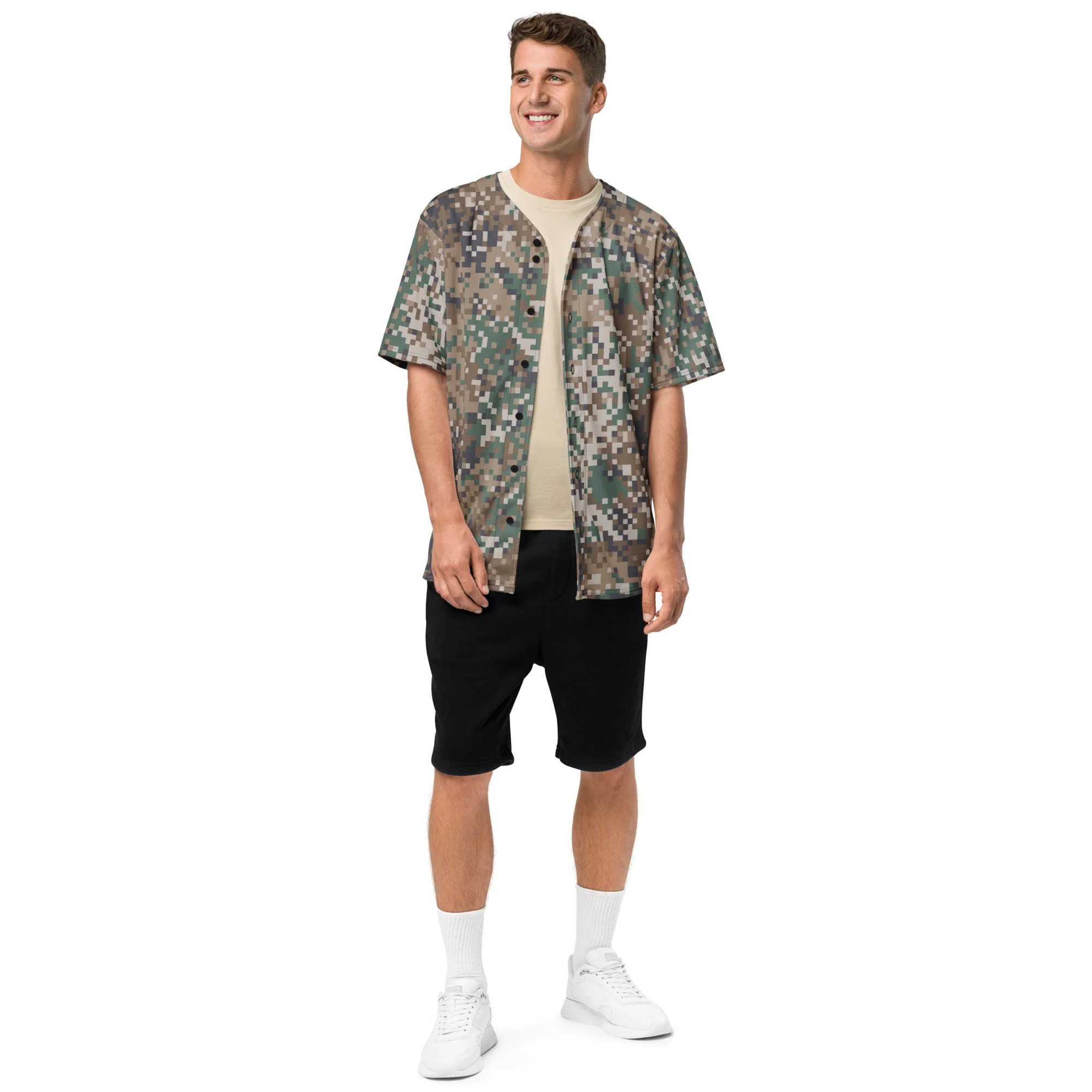 Latvian LATPAT CAMO Unisex Baseball Jersey - Image 3