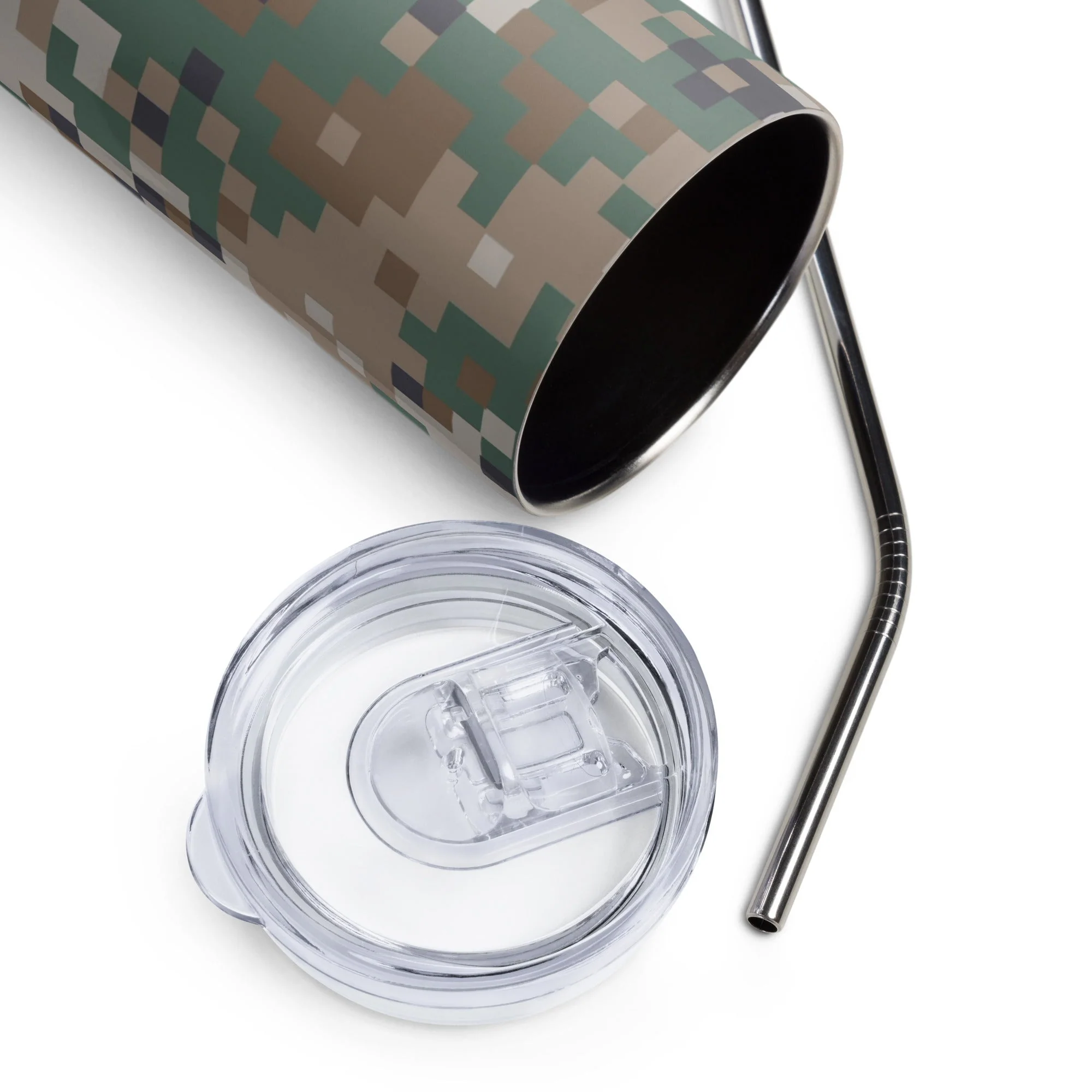 Latvian LATPAT CAMO Stainless Steel Tumbler - Image 6