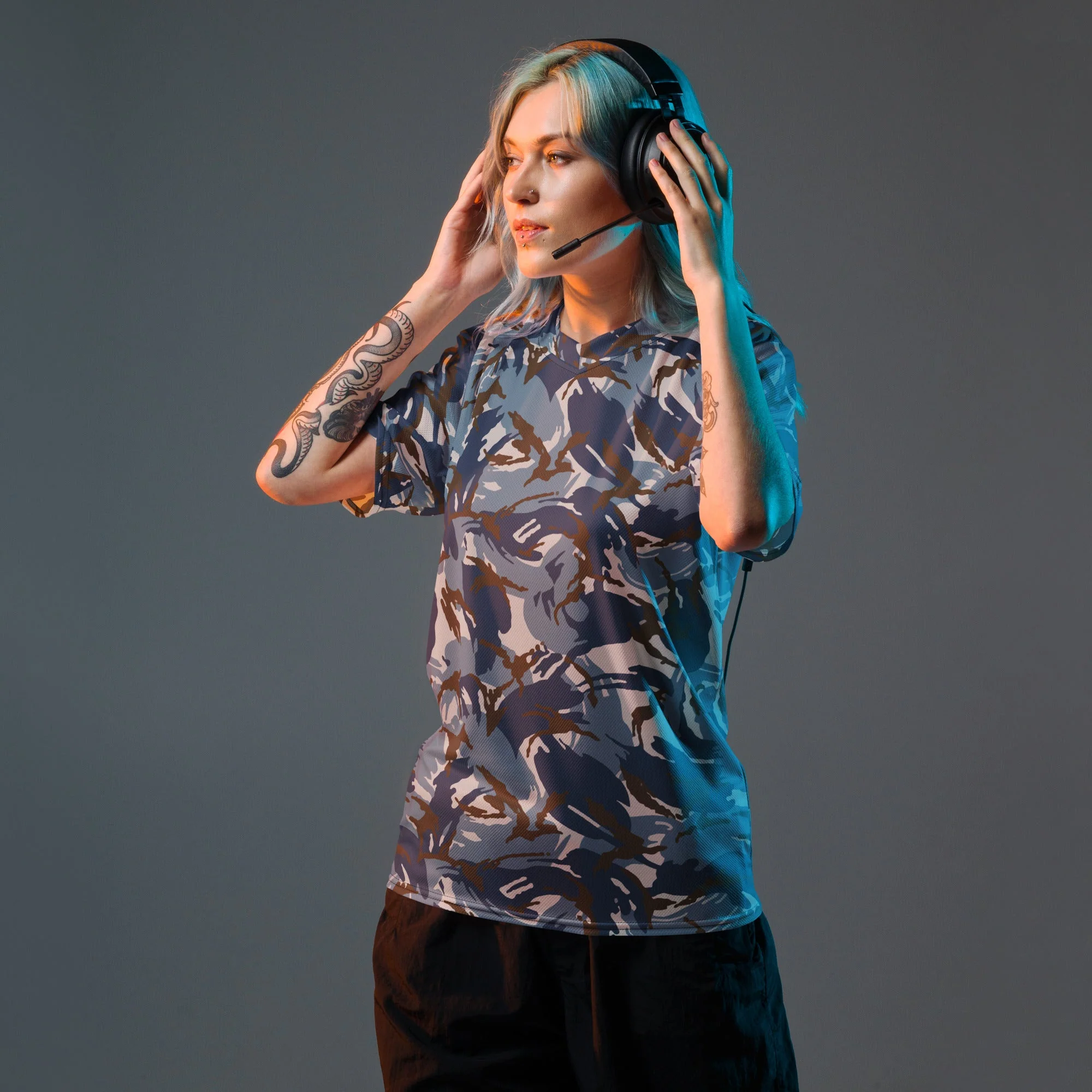 Jordanian DPM Al Darak Urban CAMO Unisex Sports Jersey - Image 6
