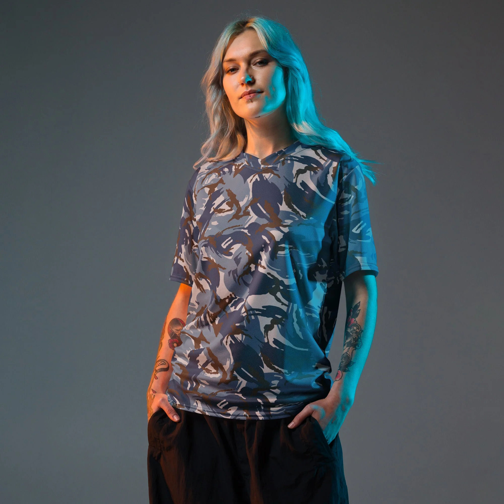 Jordanian DPM Al Darak Urban CAMO Unisex Sports Jersey - Image 7