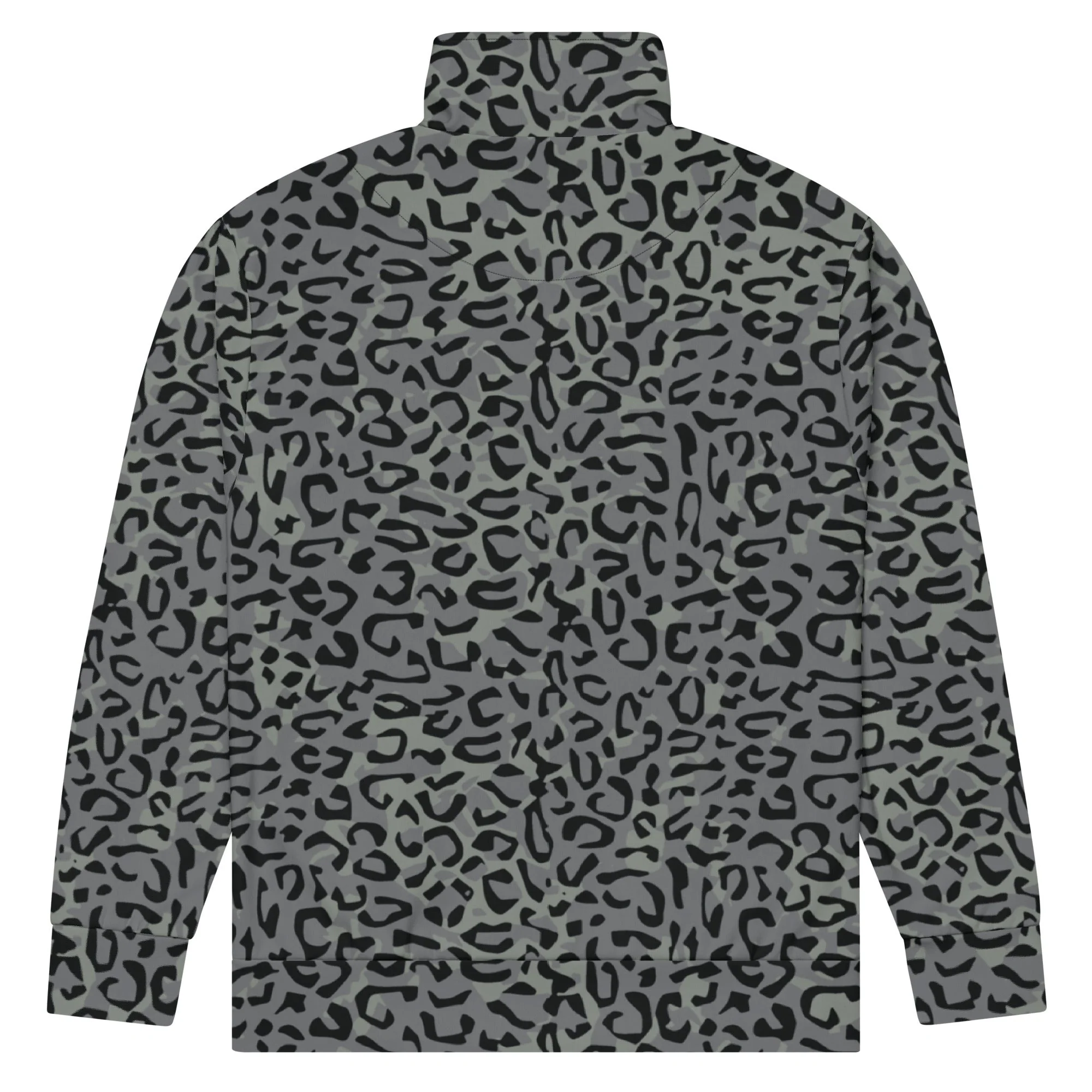 Leopard Spot Grey CAMO Unisex Track Jacket - Image 12