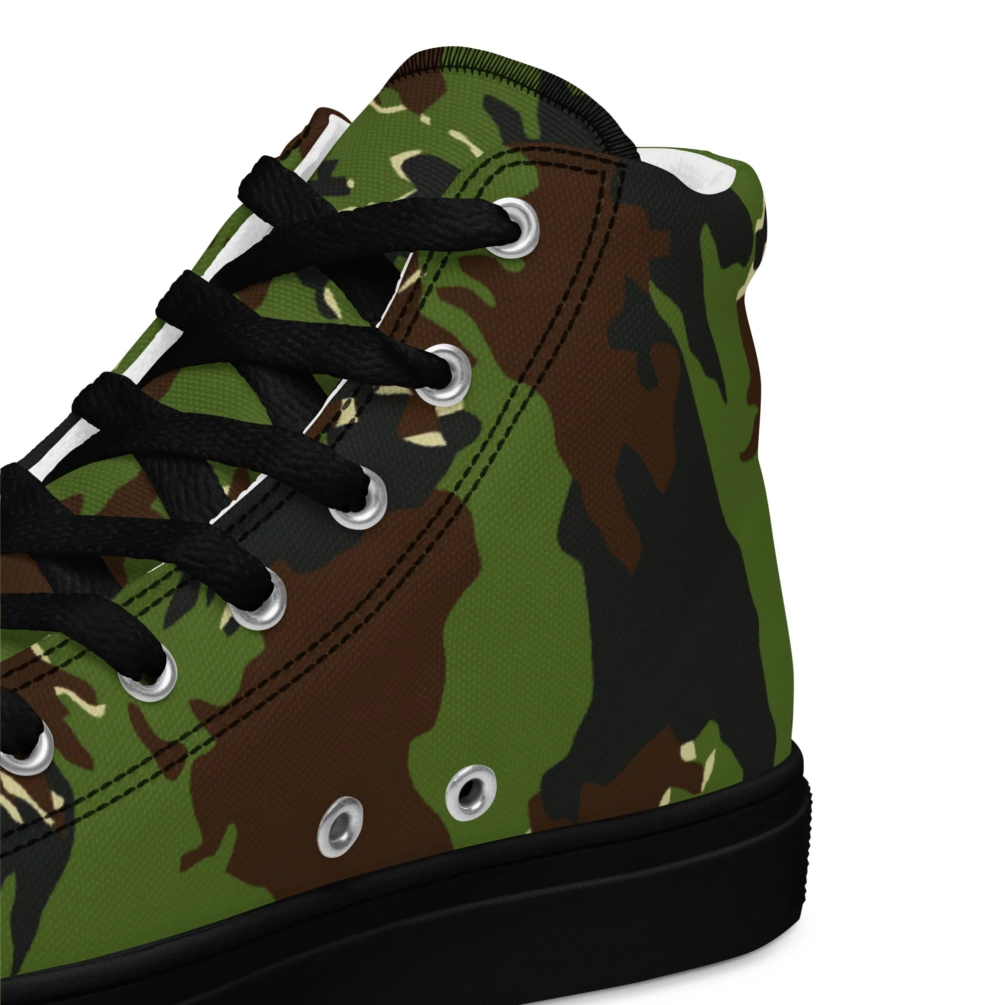 Lithuanian Misko CAMO Mens High-Top Canvas Shoes - Image 4