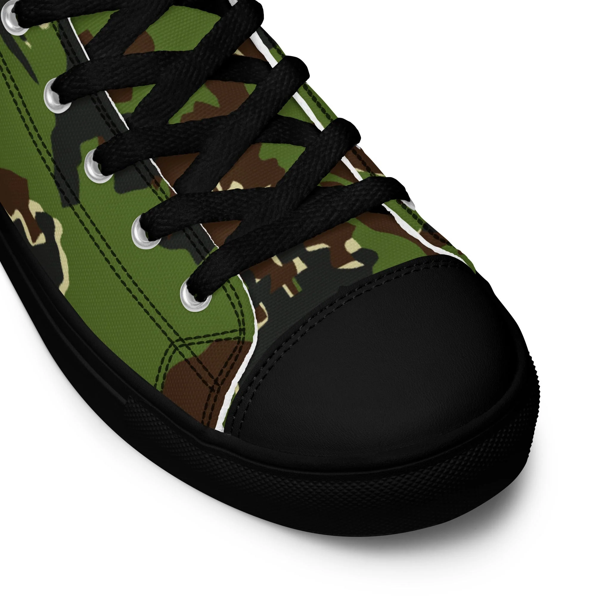 Lithuanian Misko CAMO Mens High-Top Canvas Shoes - Image 5