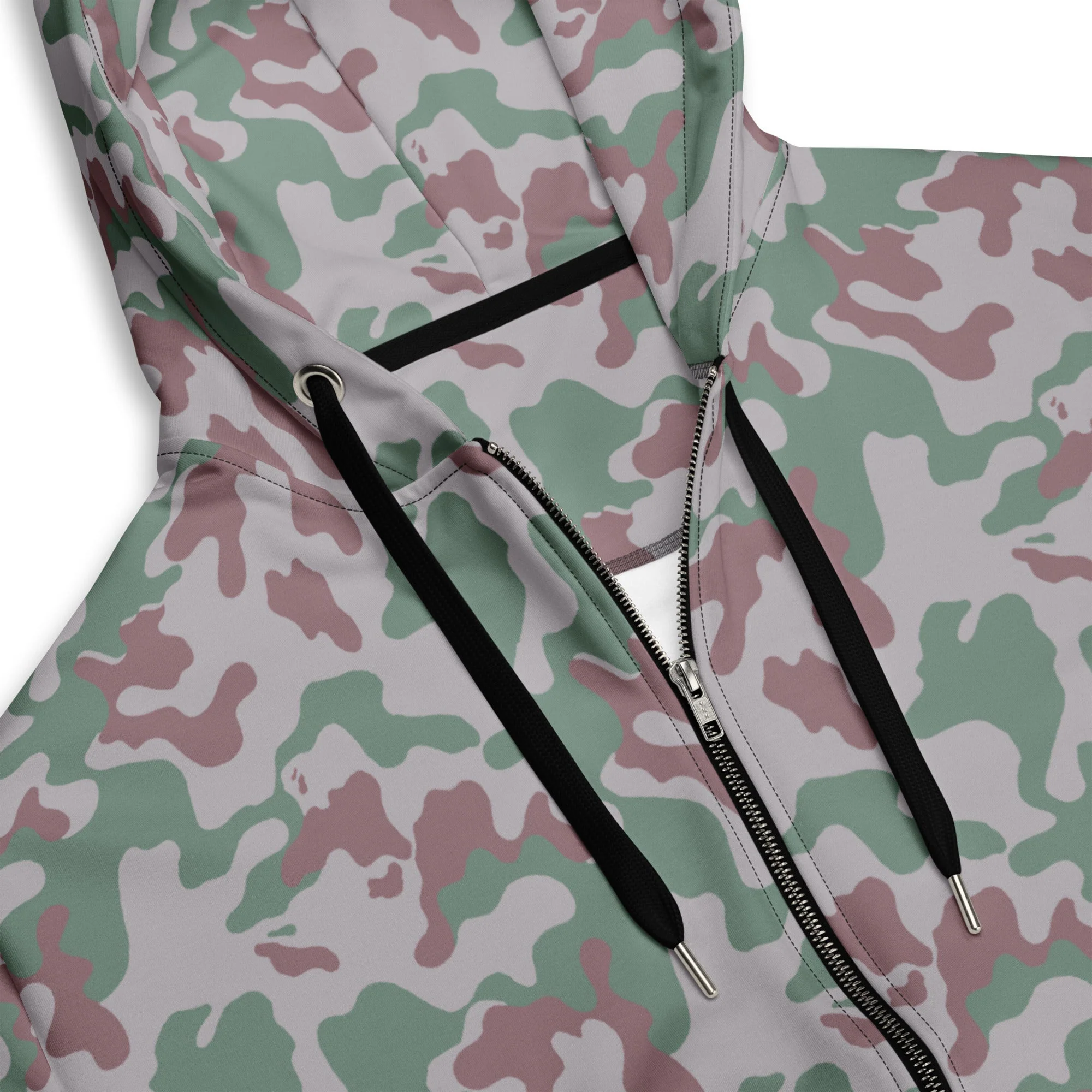 Lithuanian Amoeba CAMO Unisex Zip Hoodie - Image 13