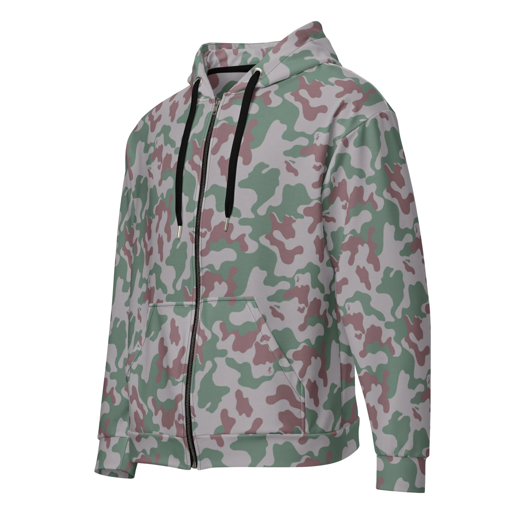 Lithuanian Amoeba CAMO Unisex Zip Hoodie - Image 5