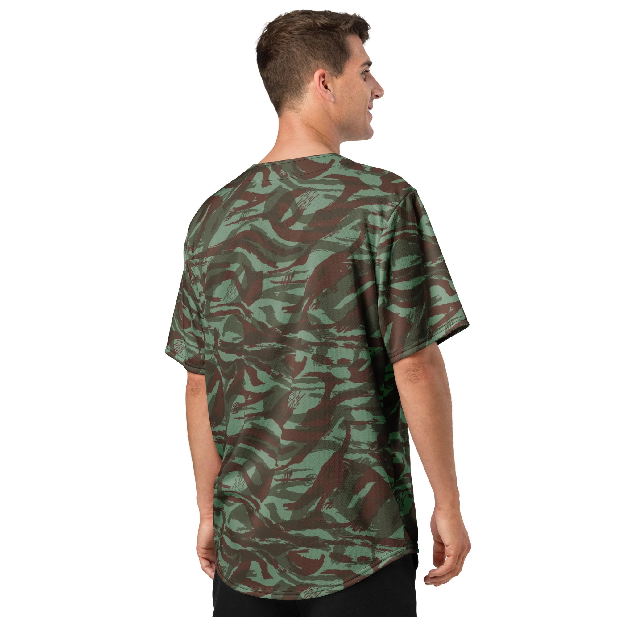 French Lizard Foreign Legion CAMO Unisex Baseball Jersey - Image 8