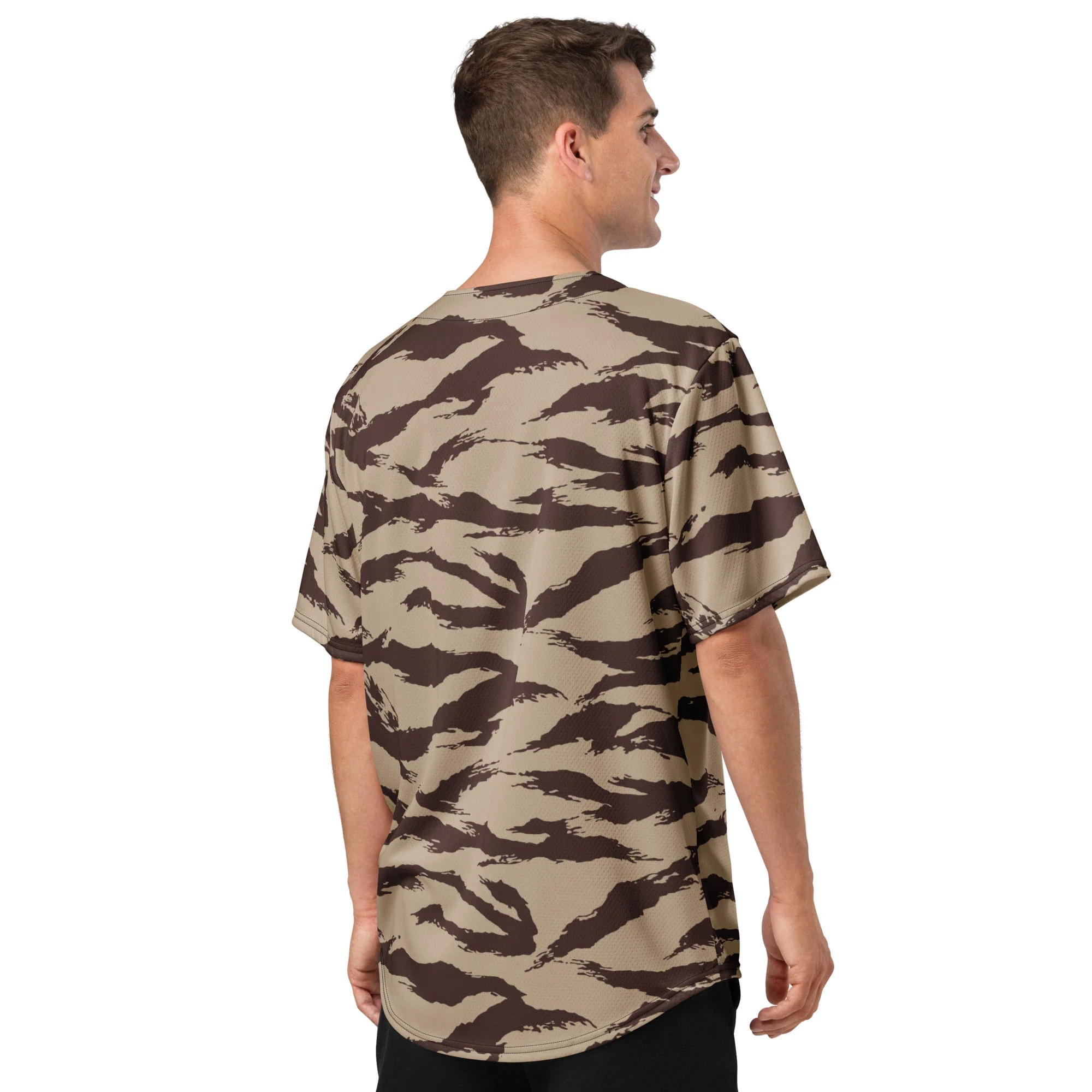 Moroccan Lizard Desert CAMO Unisex Baseball Jersey - Image 8