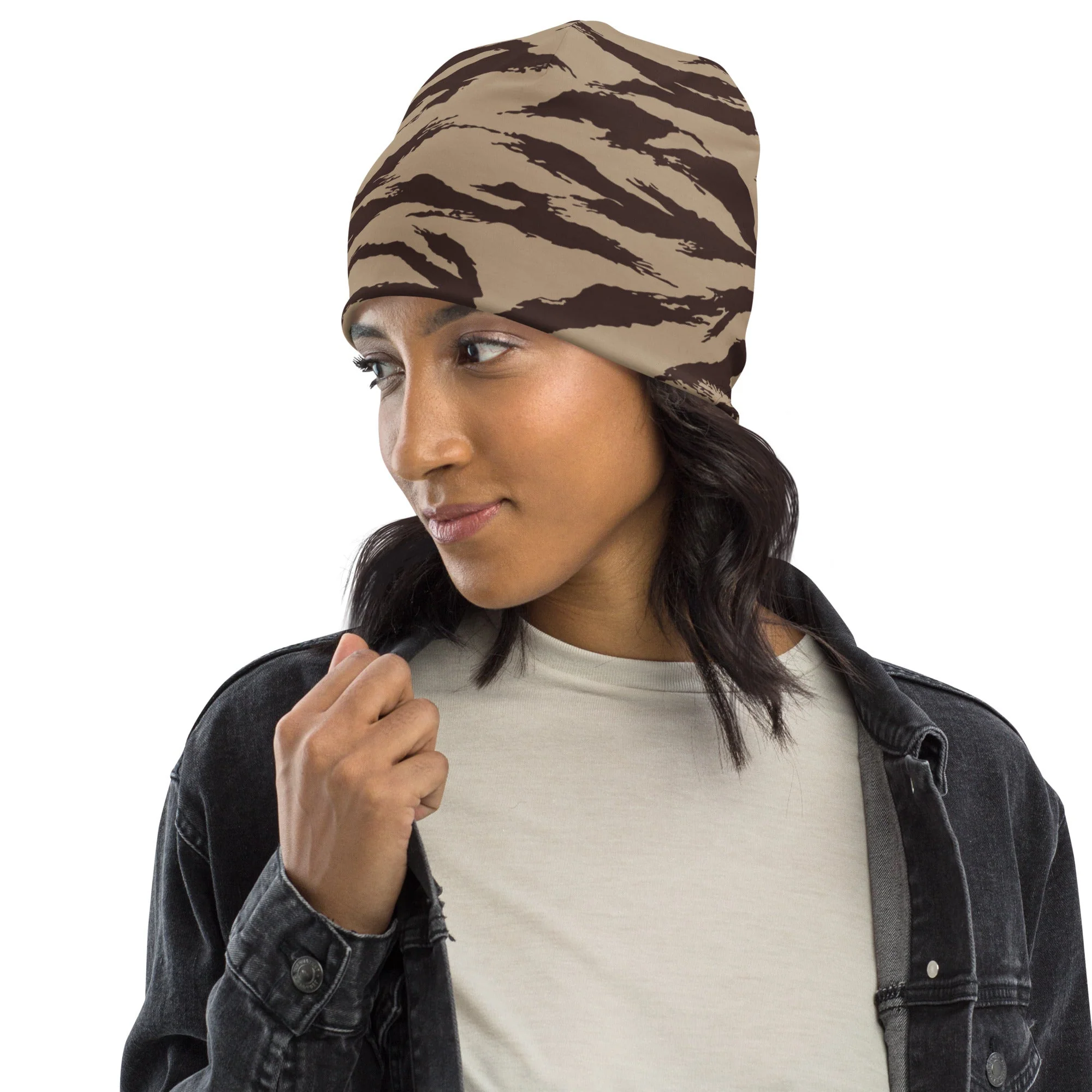Moroccan Lizard Desert CAMO Beanie - Image 2