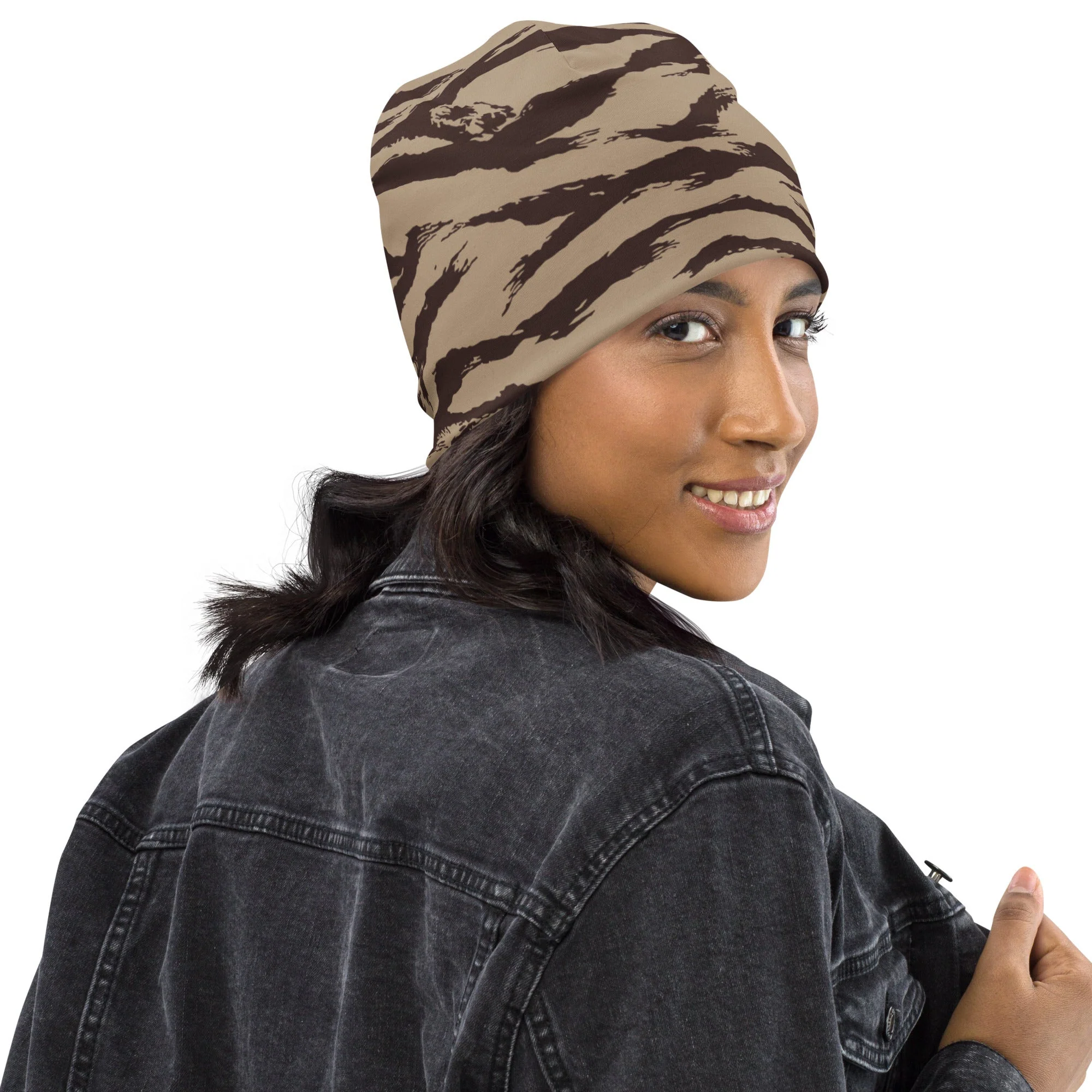 Moroccan Lizard Desert CAMO Beanie - Image 3