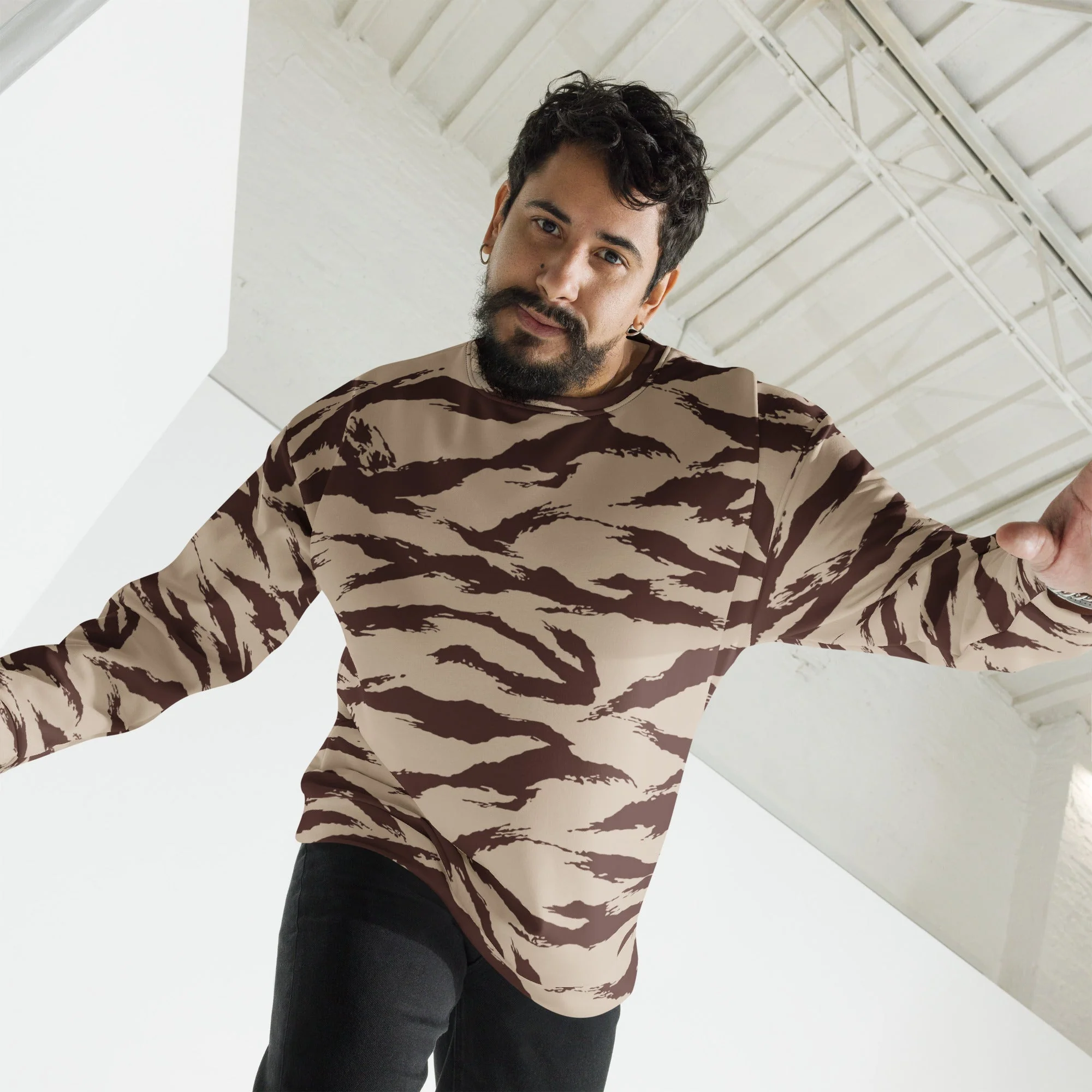 Moroccan Lizard Desert CAMO Unisex Sweatshirt - Image 4