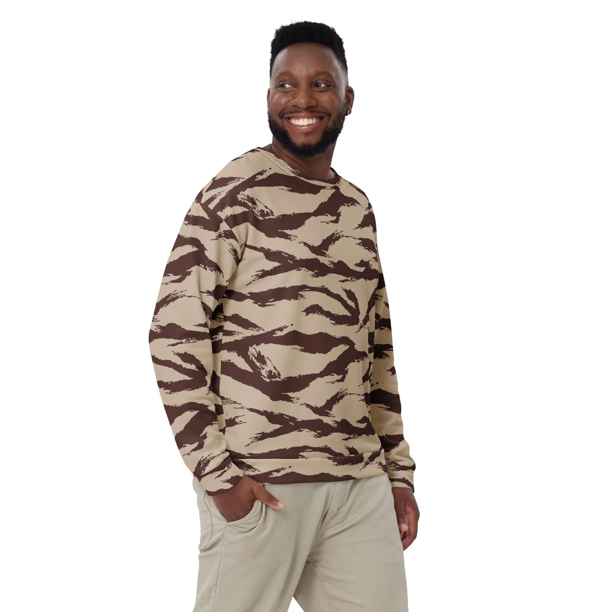 Moroccan Lizard Desert CAMO Unisex Sweatshirt - Image 5