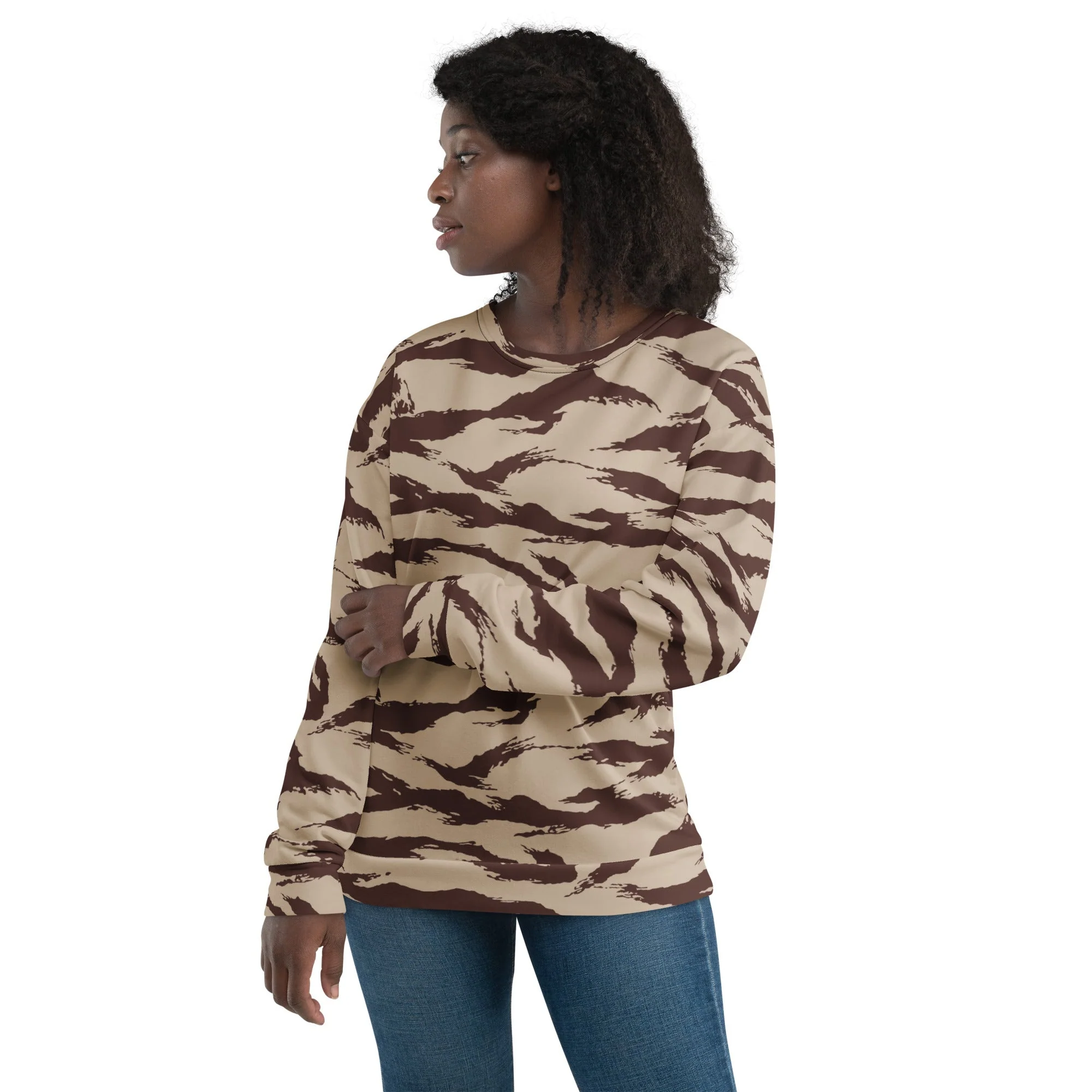 Moroccan Lizard Desert CAMO Unisex Sweatshirt - Image 6